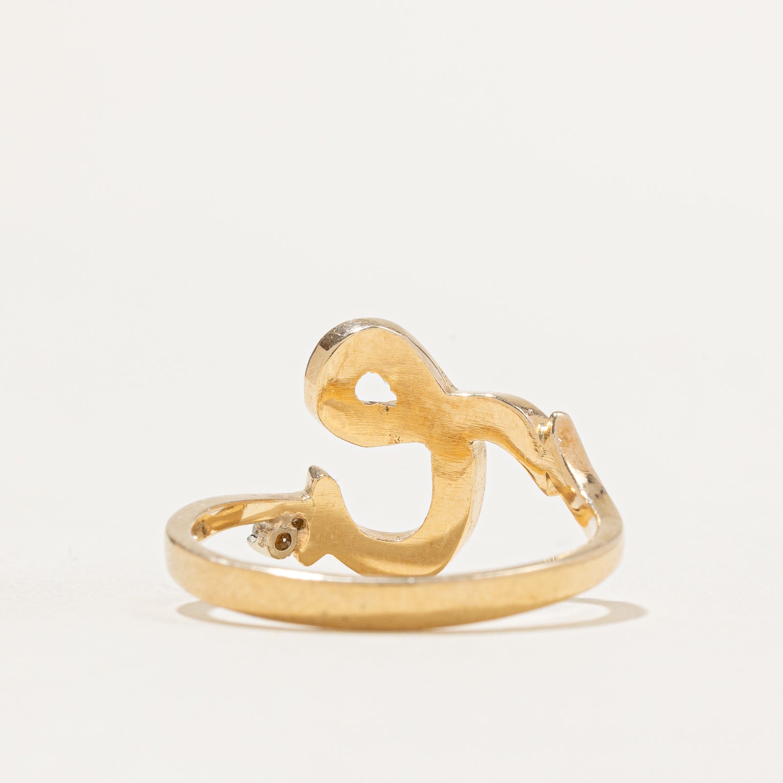 Diamond Swirl Design Ring | 0.01ct | SZ 6.25
