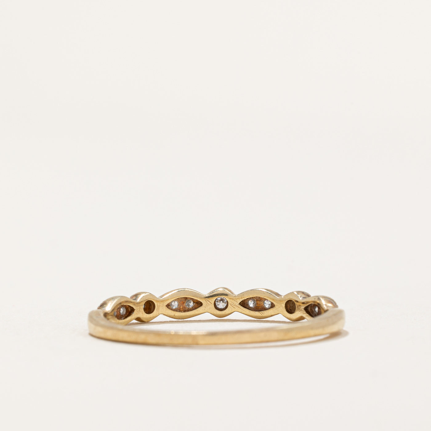 Illusion Set Diamond Band Ring | 0.15ctw | SZ 9 |
