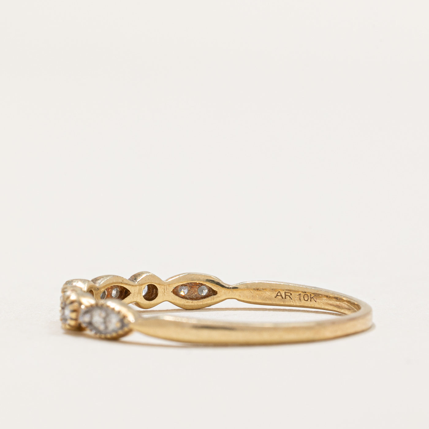 Illusion Set Diamond Band Ring | 0.15ctw | SZ 9 |