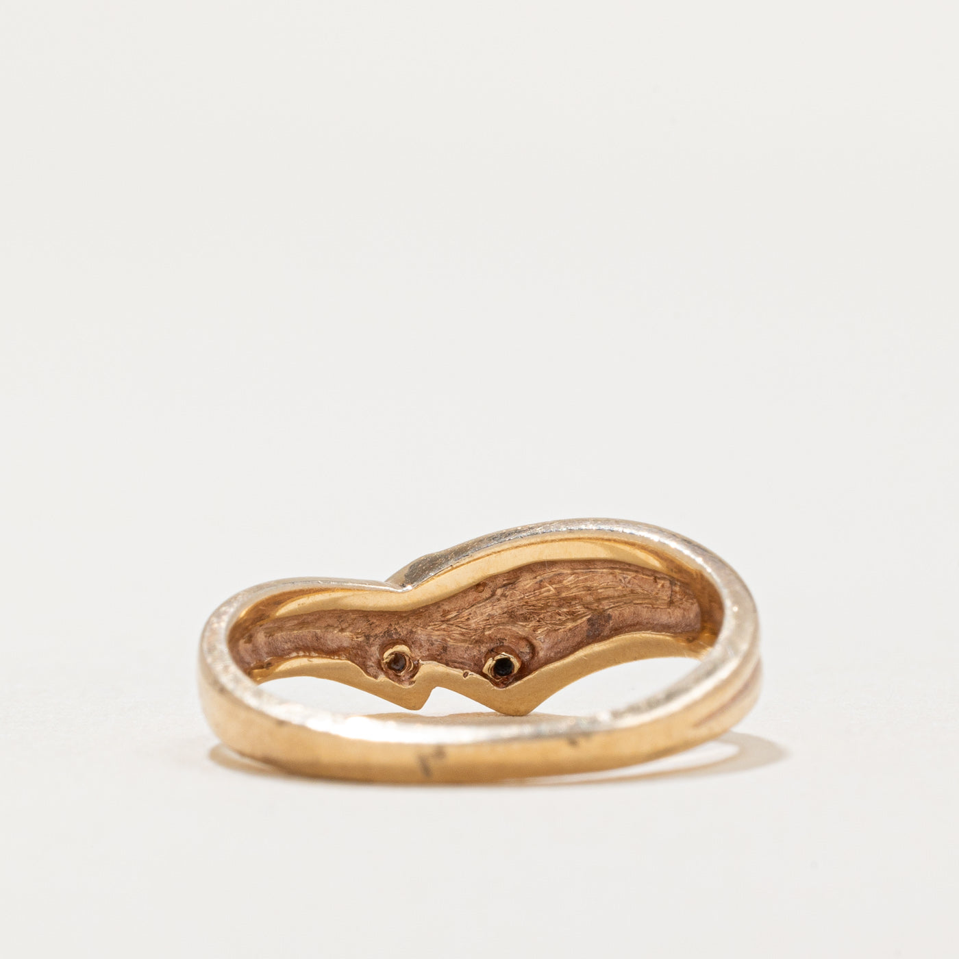 Diamond Double Chevron Ring | 0.03ctw | SZ 4.5 |