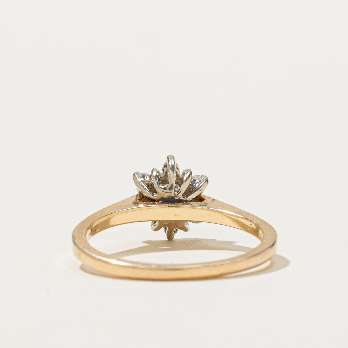 Diamond Petal Cluster Ring | 0.08ctw | SZ 6.5