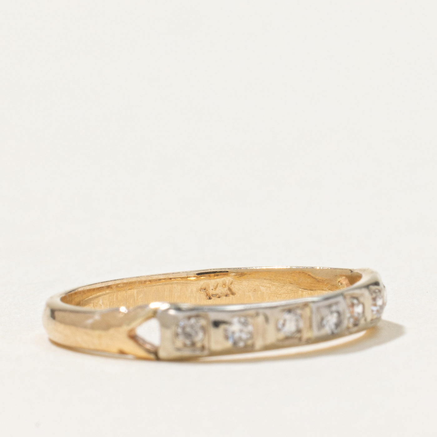 Seven Stone Diamond Band | 0.10ctw | SZ 4.75