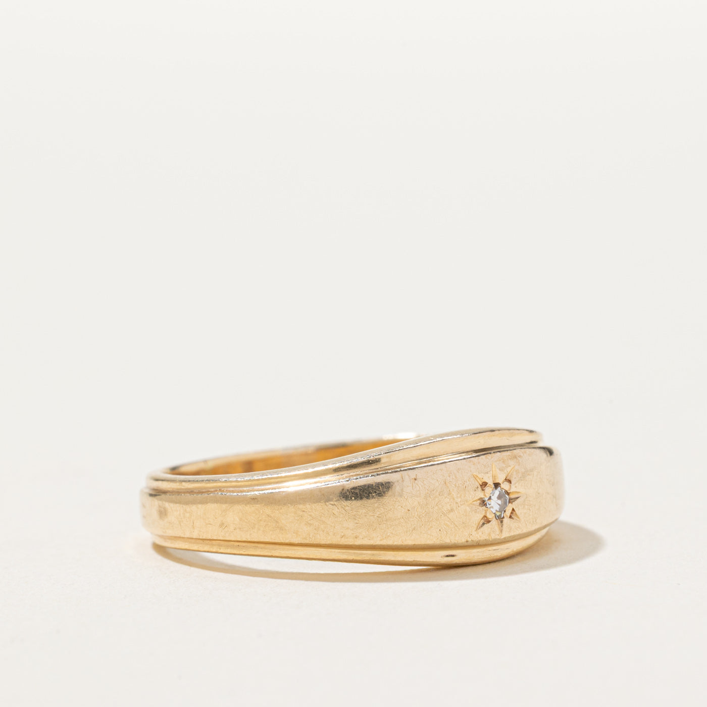Star Set Diamond Band | 0.03ct | SZ 10.25