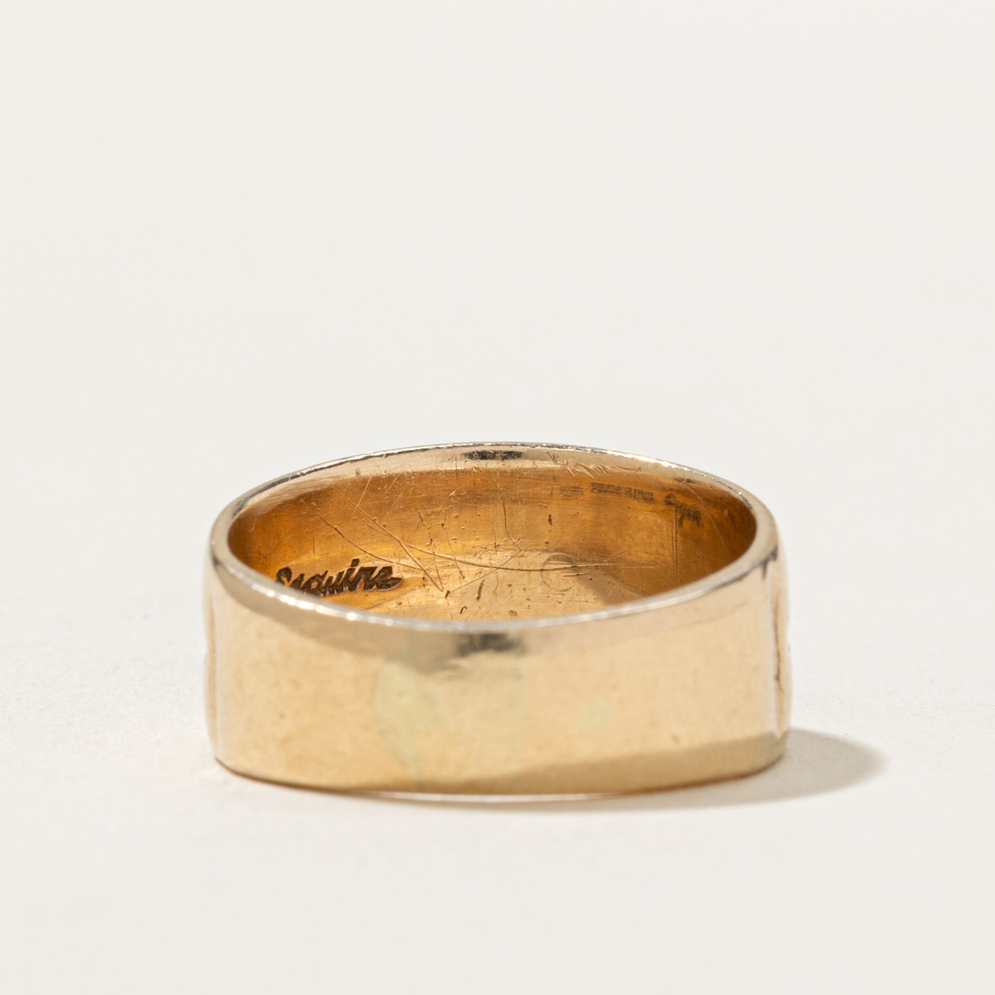 Diamond Star Textured Band | 0.13ct | SZ 5.75