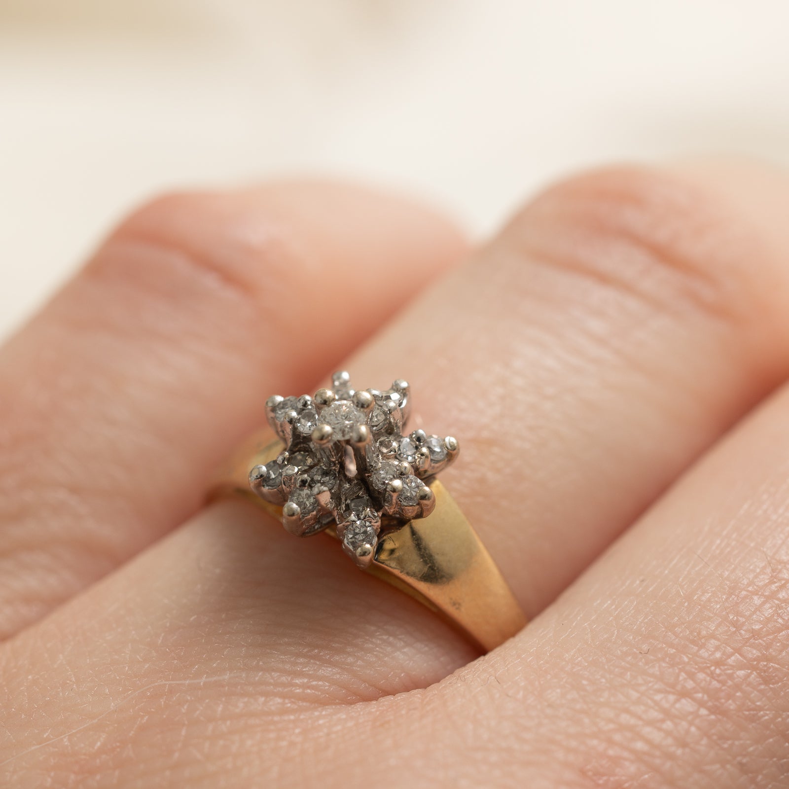 Petal Diamond Ring | 0.15ctw | SZ 6.5