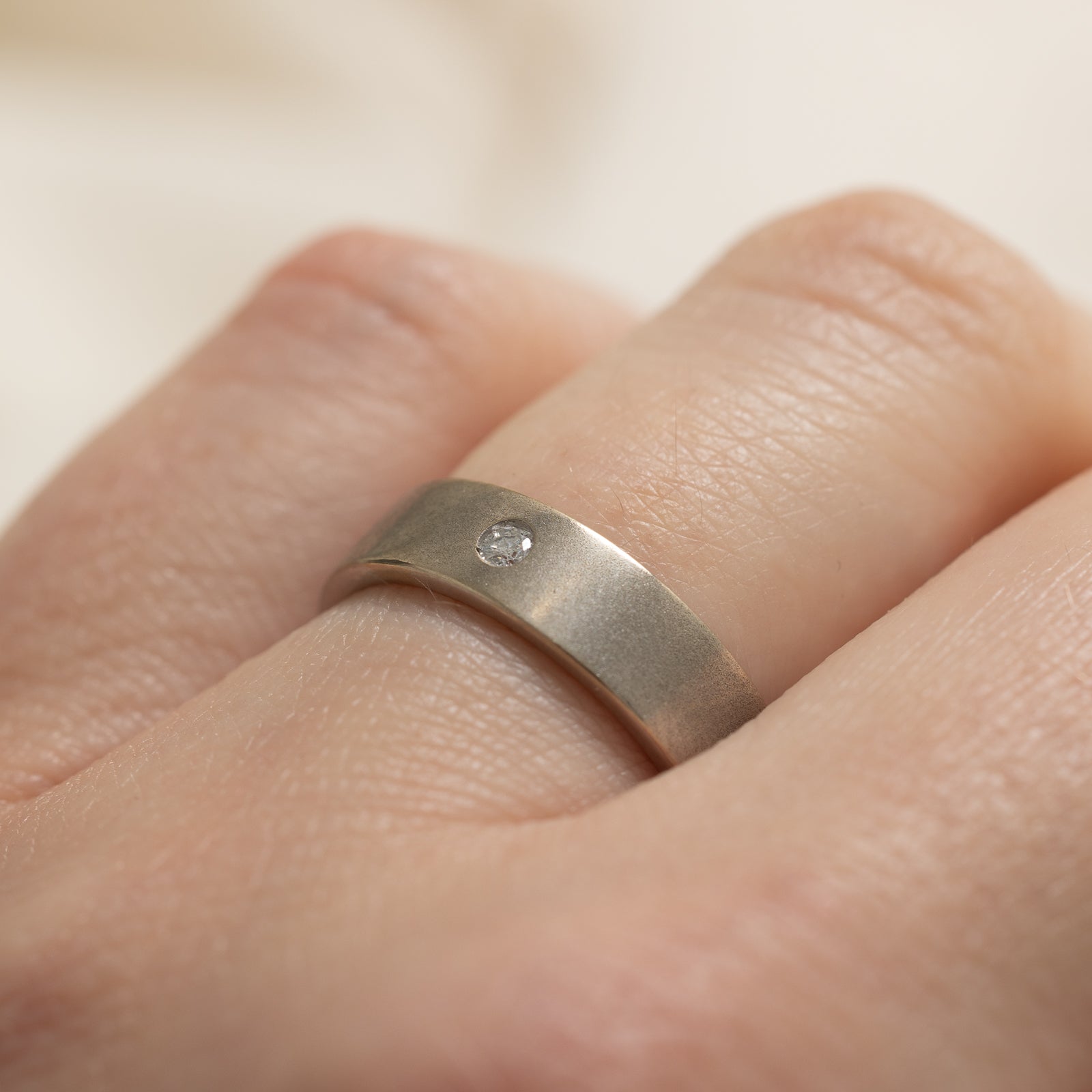 Flush Set Diamond Band | 0.04ct | SZ 5.75