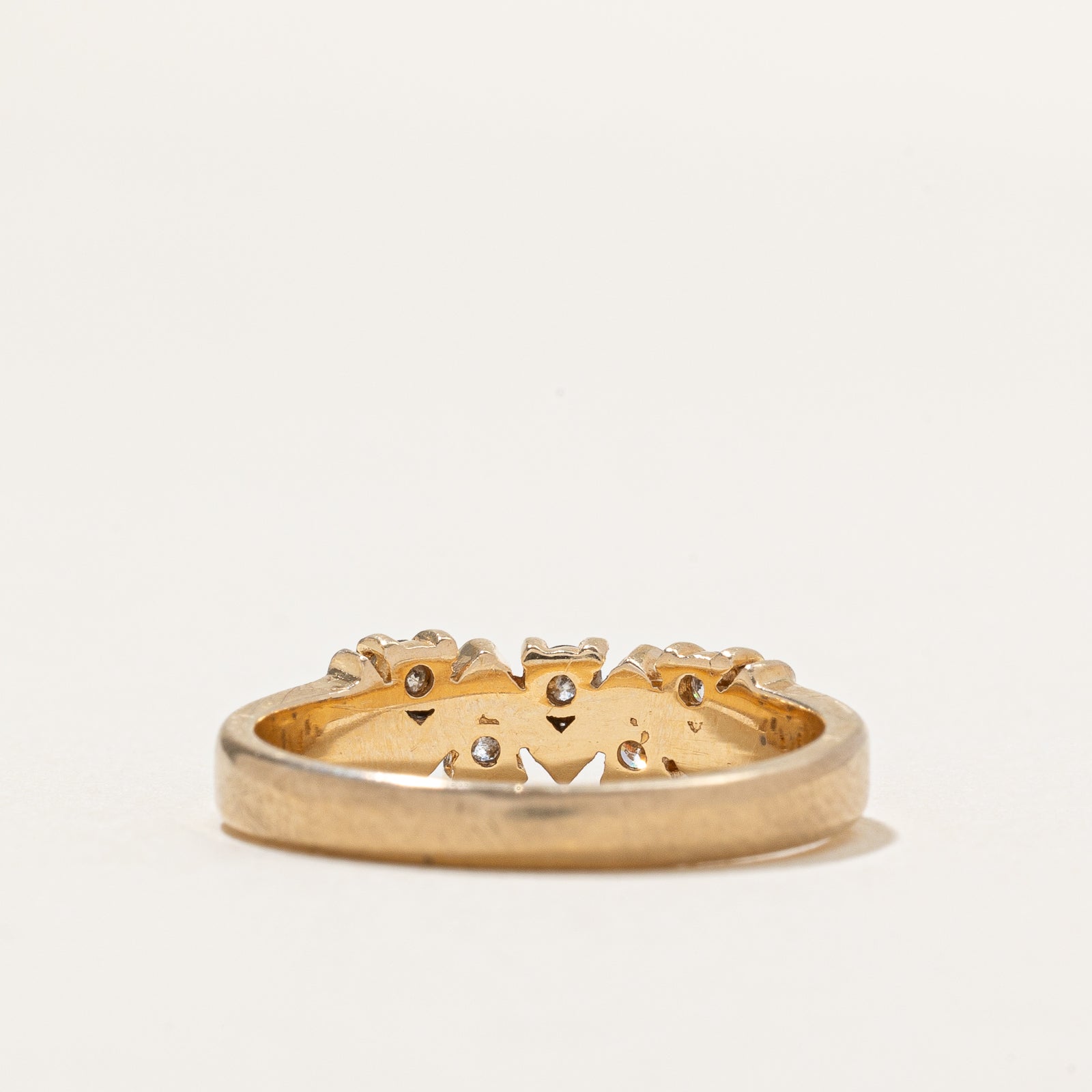 Diamond Zigzag Ring | 0.20ctw | SZ 6.75
