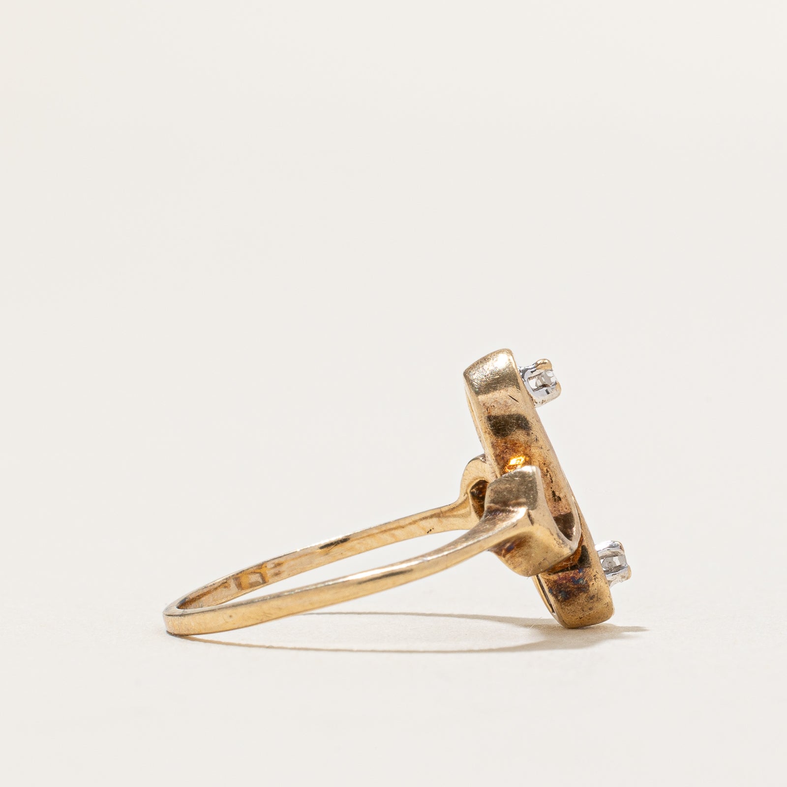 Diamond Abstract Ring | 0.03ctw | SZ 3