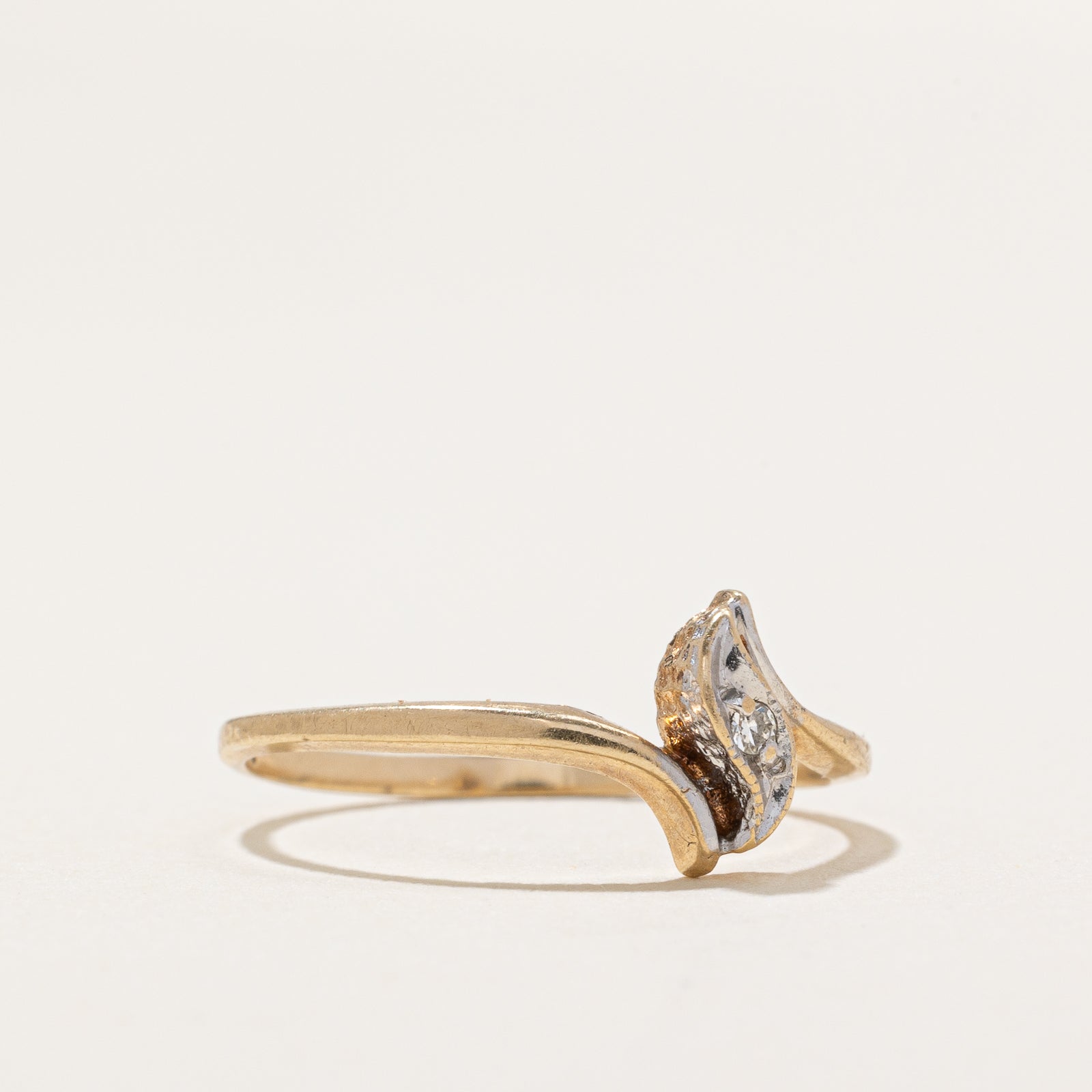 Diamond Bypass Ring | 0.02ctw | SZ 6