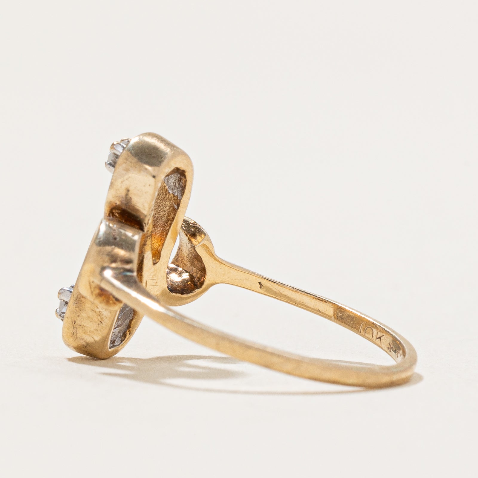 Diamond Abstract Ring | 0.03ctw | SZ 3