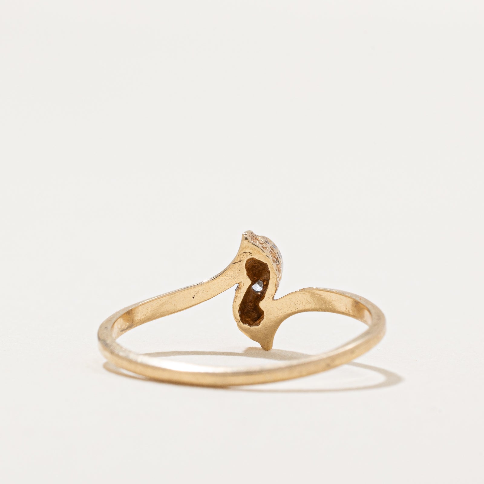 Diamond Bypass Ring | 0.02ctw | SZ 6
