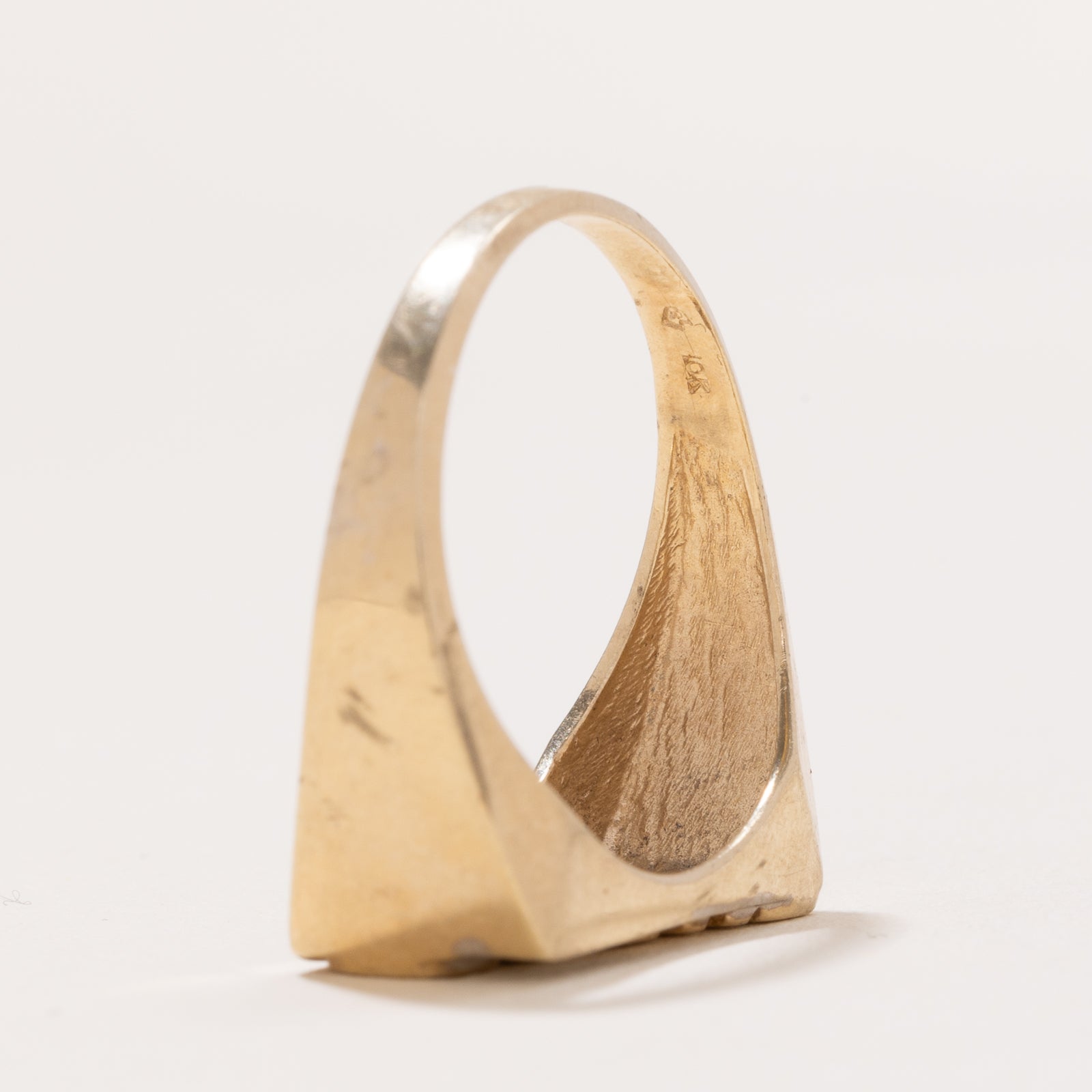 'Grand Dad' Diamond Signet Ring | 0.001ct | SZ 10