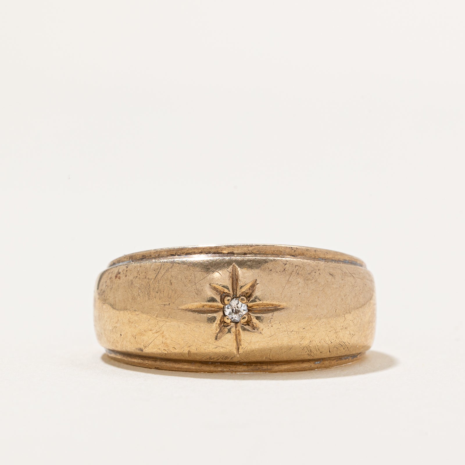 Star Set Diamond Band | 0.02ct | SZ 10