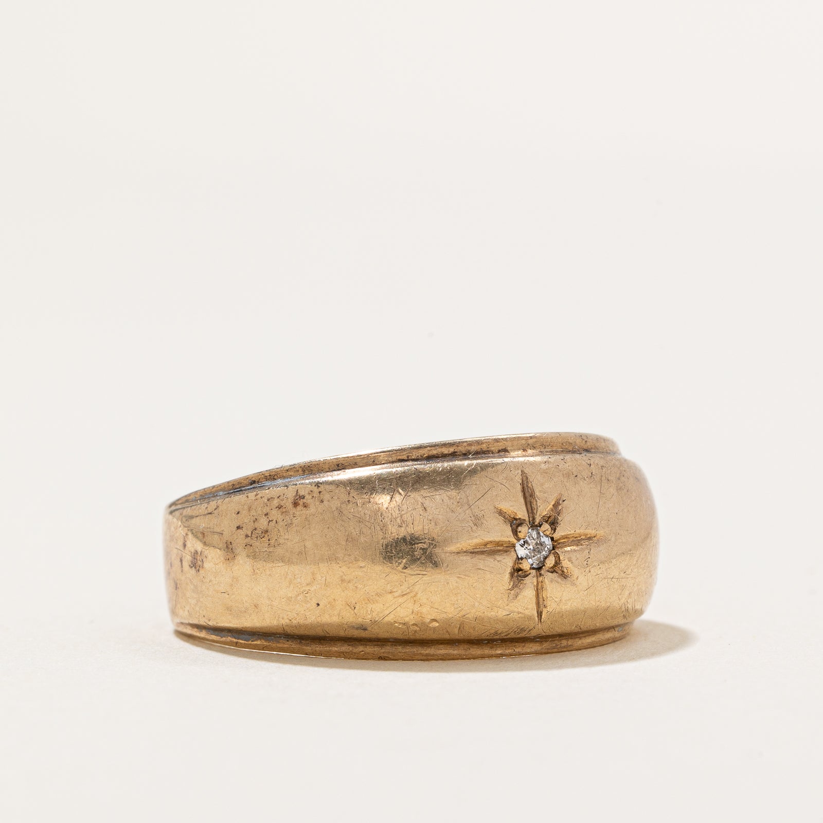 Star Set Diamond Band | 0.02ct | SZ 10