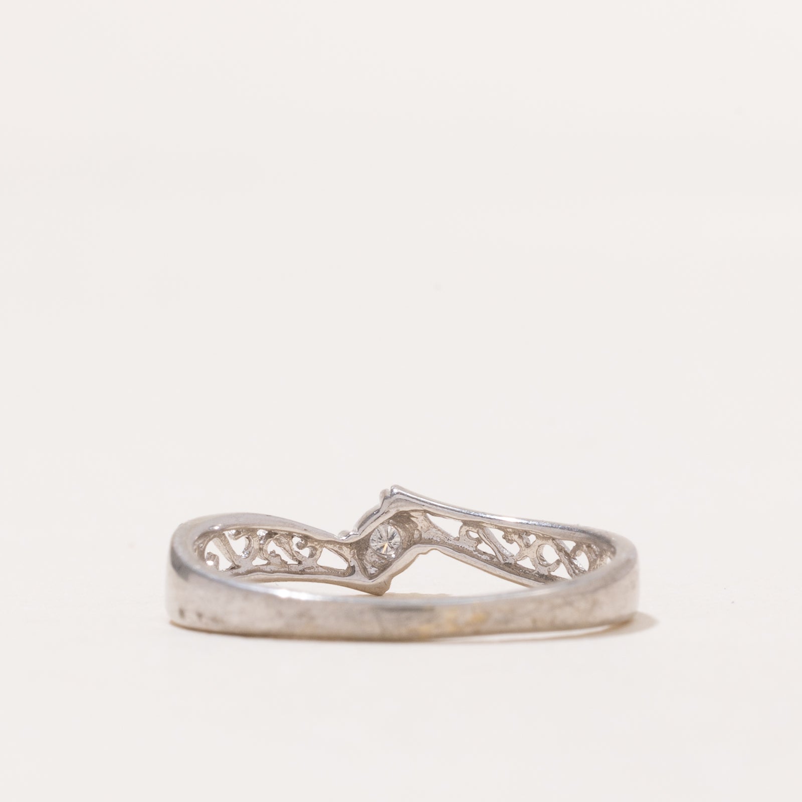 Diamond Bypass Ring | 0.015ct | SZ 7.5