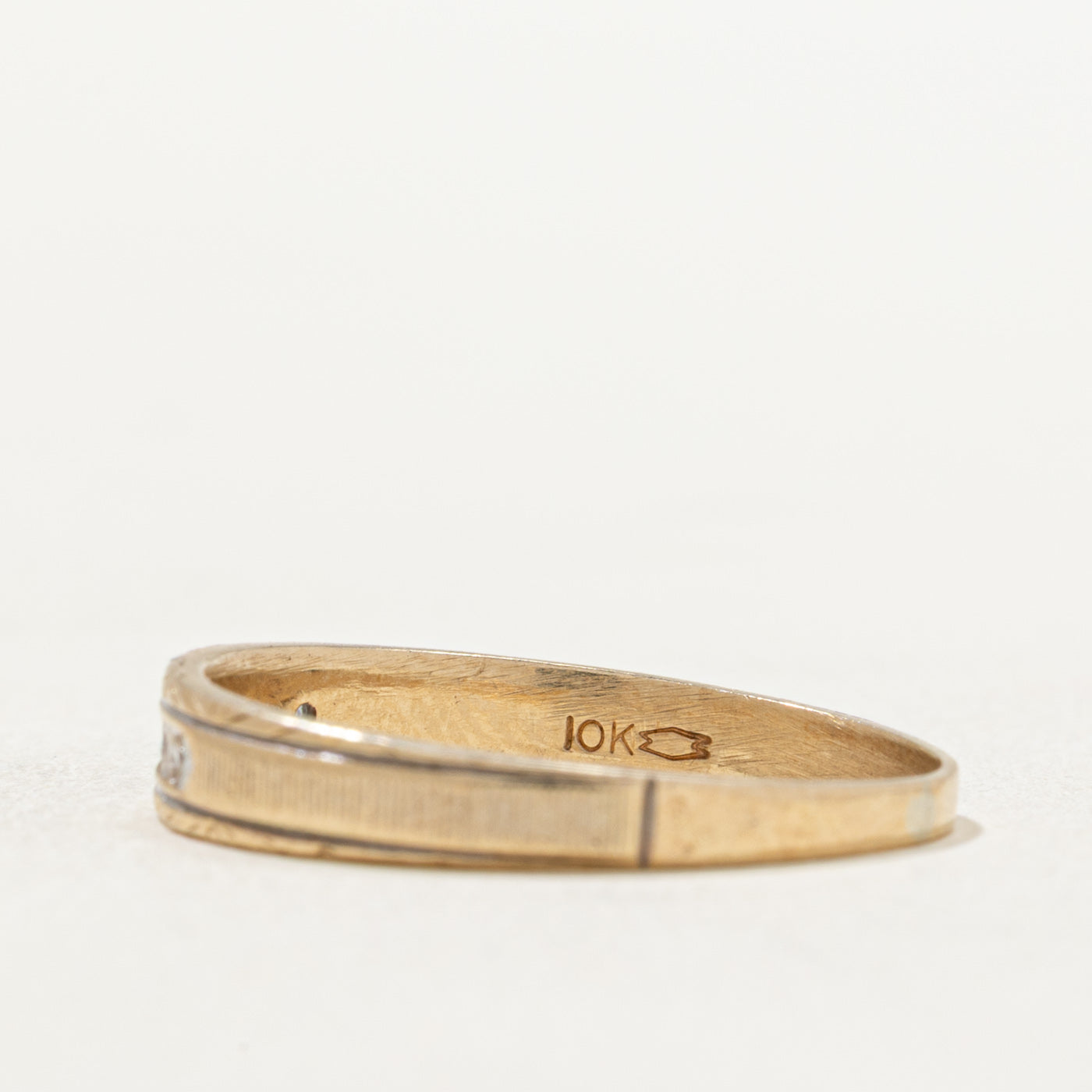 Bague cinq diamants | 0,025 ct au total | Taille 8,5