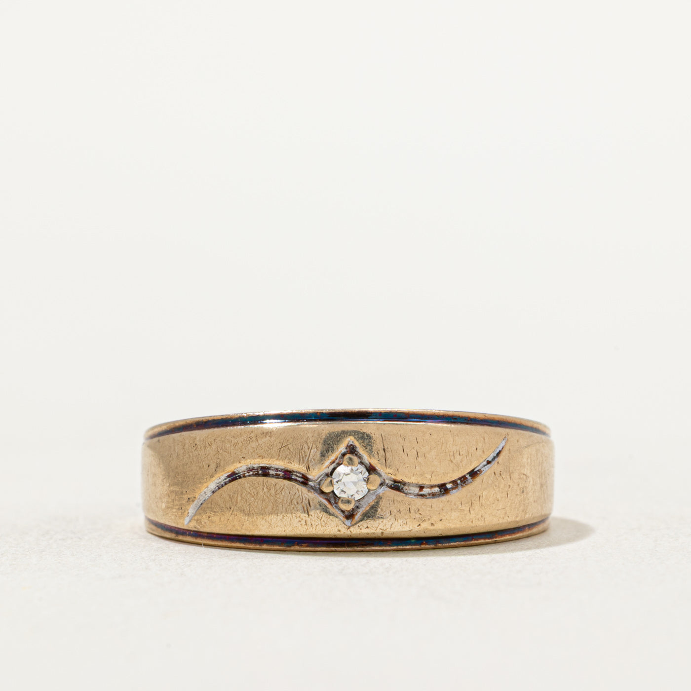 Single Stone Diamond Band | 0.02ct | SZ 9.25