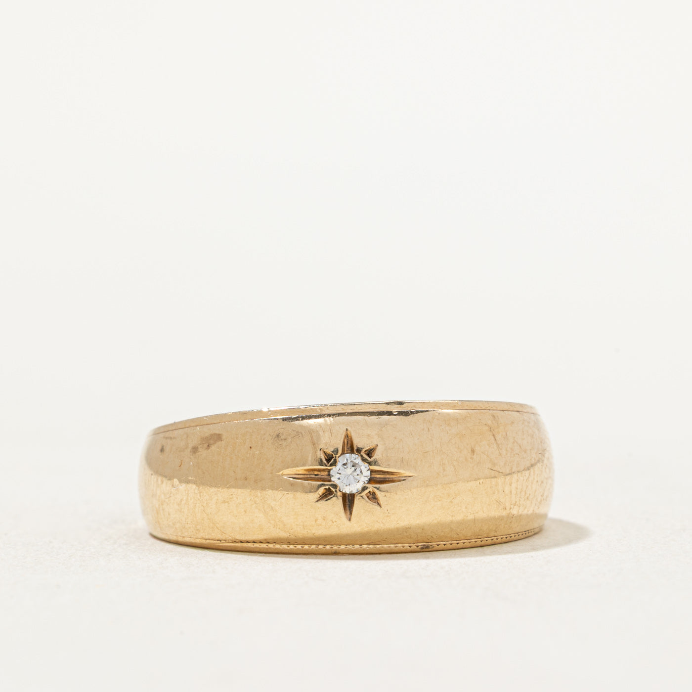 Star Set Diamond Band | 0.035ct | SZ 9.75