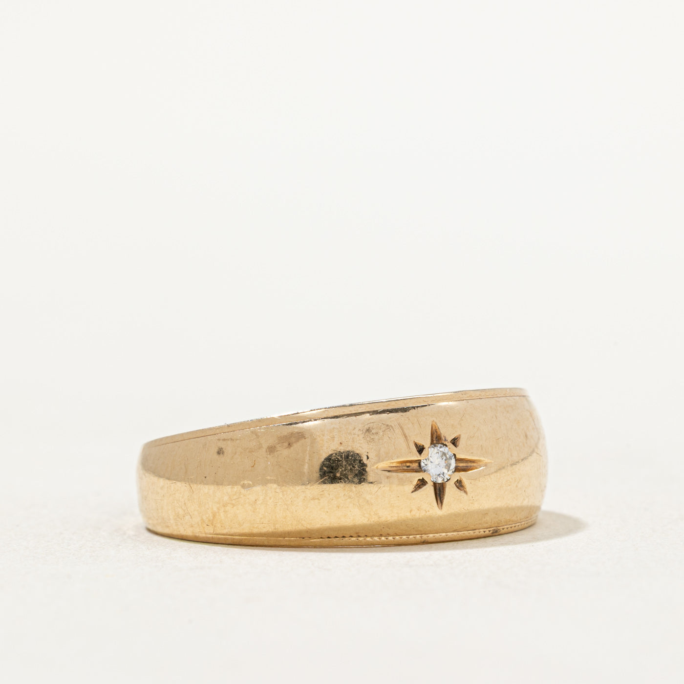 Star Set Diamond Band | 0.035ct | SZ 9.75