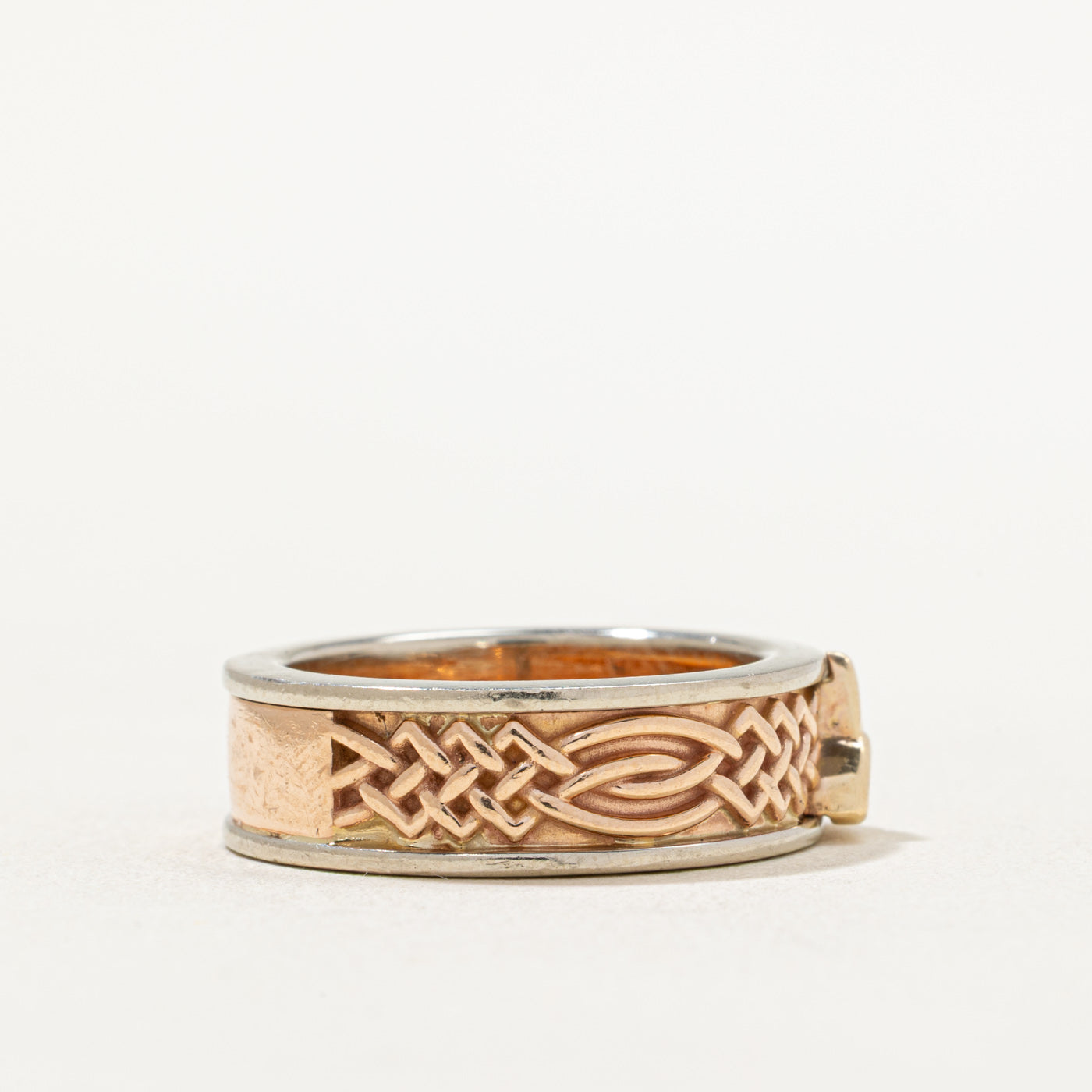 Diamond Celtic Knot Band | 0.015ctw | SZ 7.5