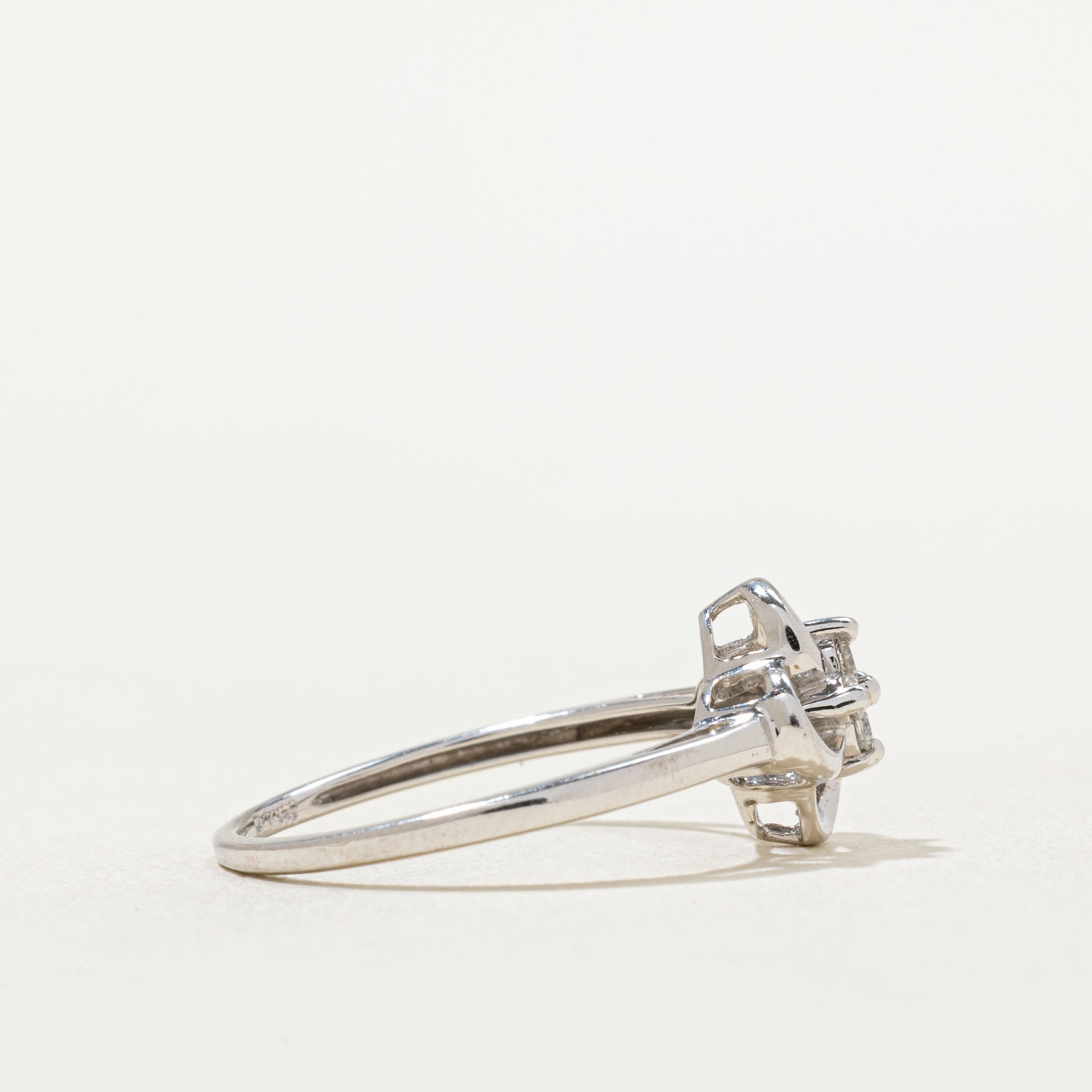 Four Stone Diamond Cluster Ring | 0.05ctw | SZ 7