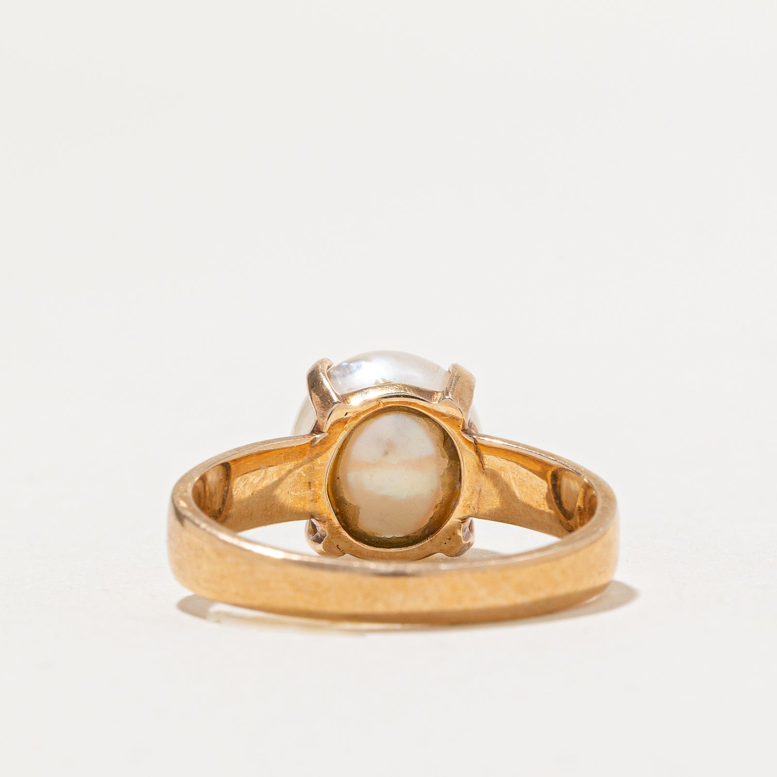 Solitaire Pearl Ring | SZ 6.5
