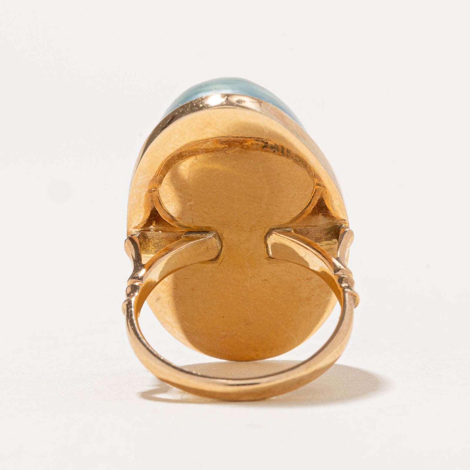 Solitaire Pearl Cocktail Ring | SZ 4.5