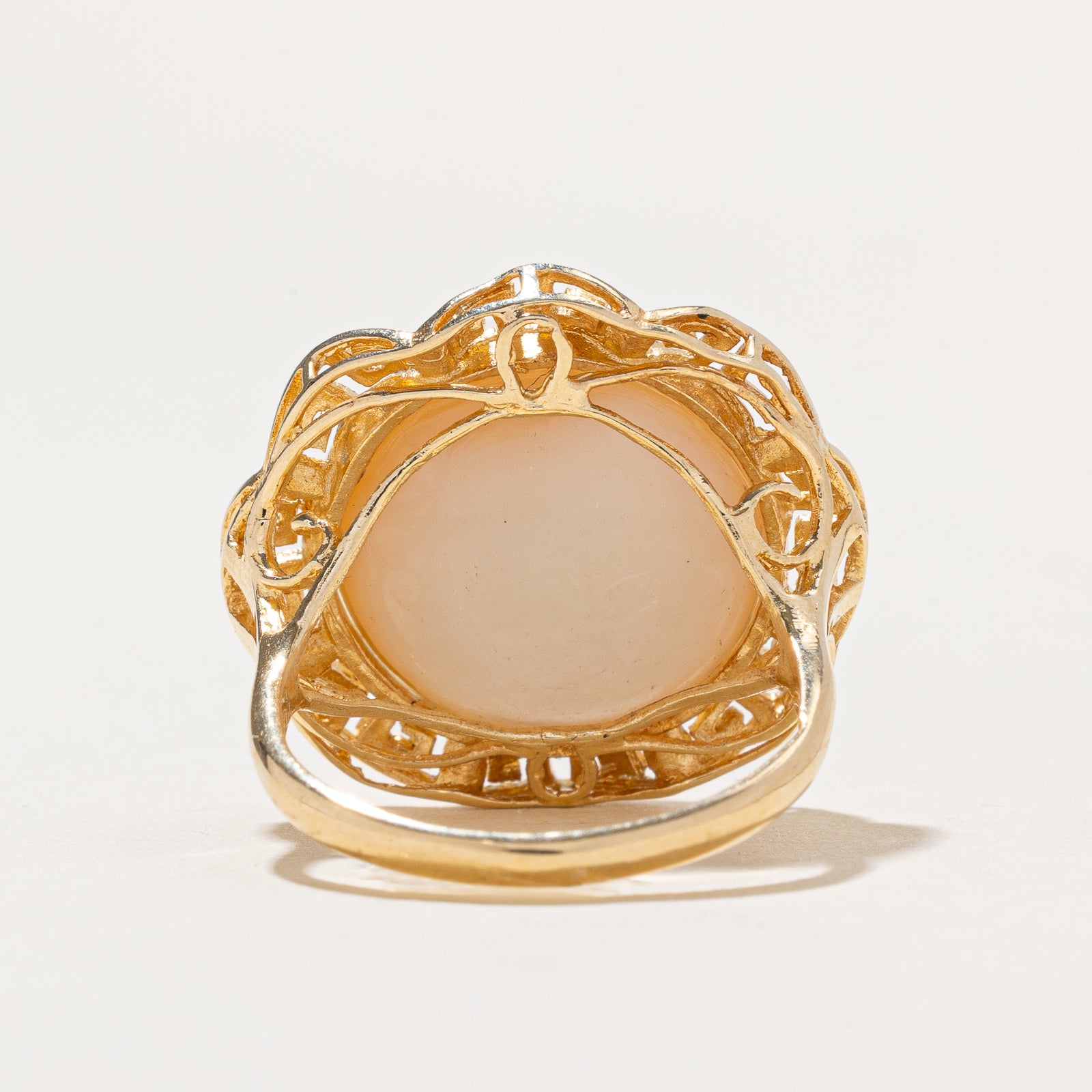 Solitaire Pearl Cocktail Ring | SZ 7.25