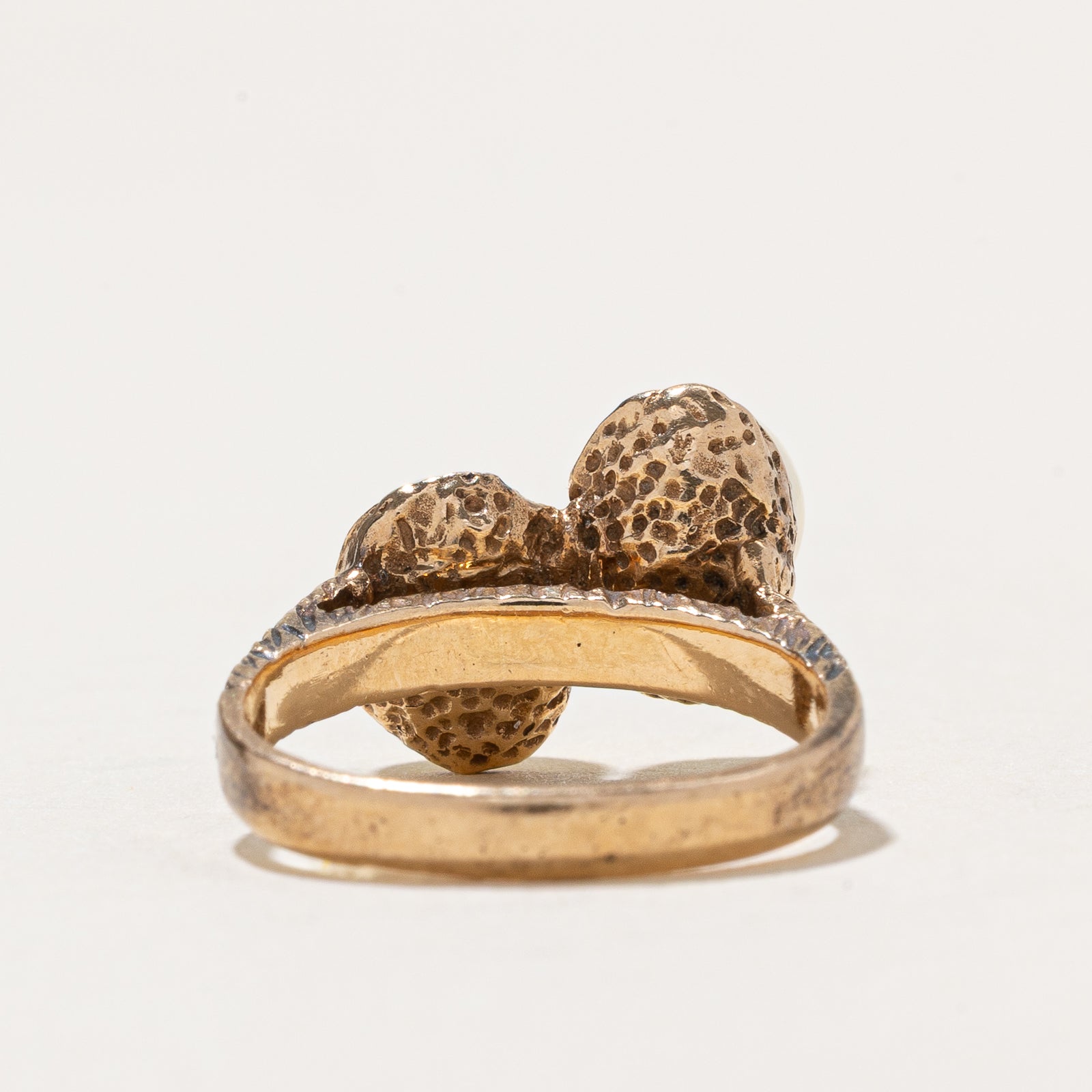 Toi et Moi Pearl Ring | SZ 4.25