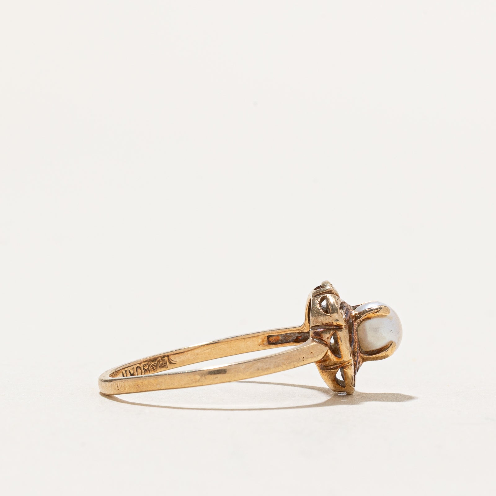 Solitaire Pearl Ring | SZ 5.75