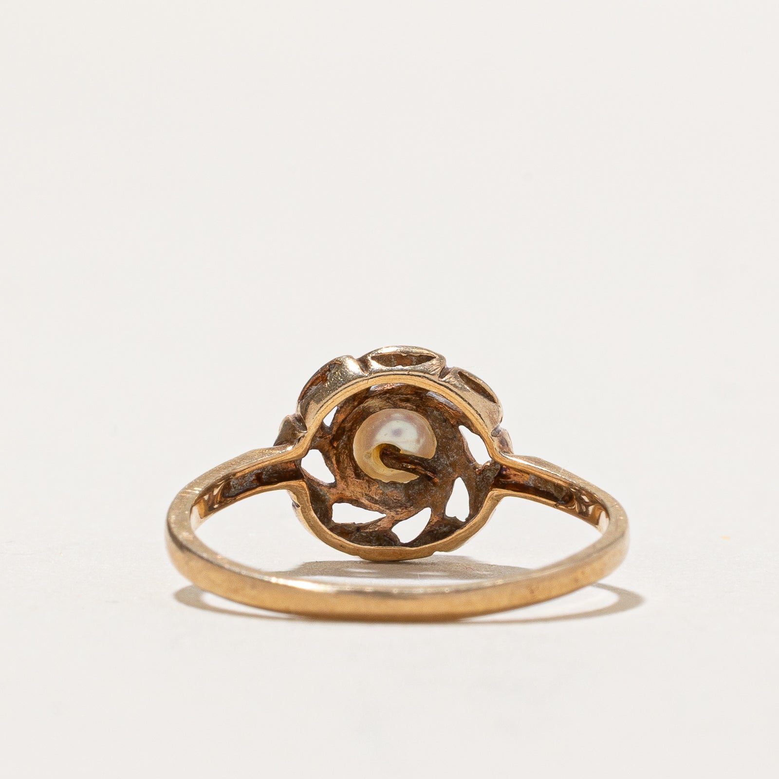 Solitaire Pearl Ring | SZ 5.75