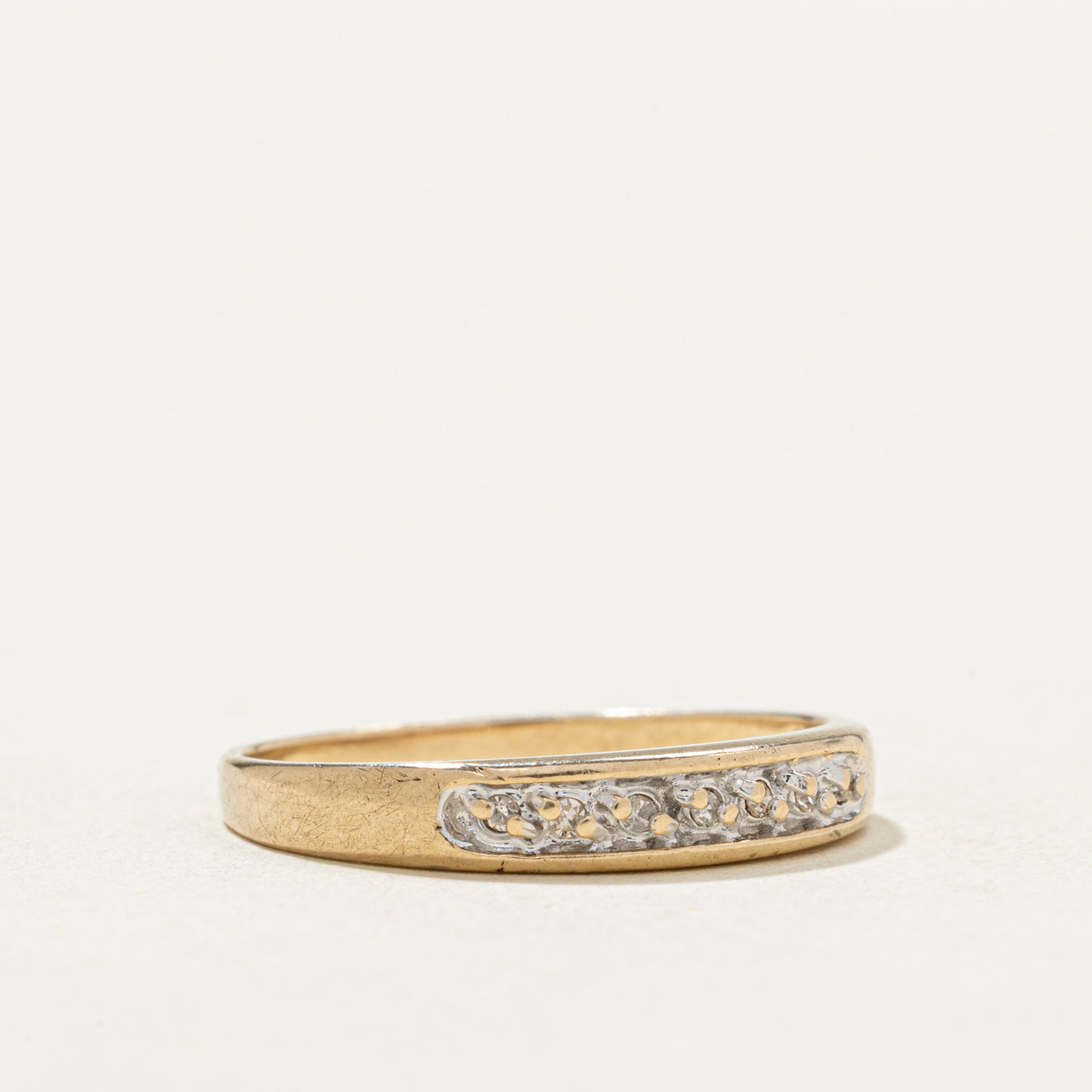 10K Semi Eternity Diamond Ring | 0.035ctw | SZ 7