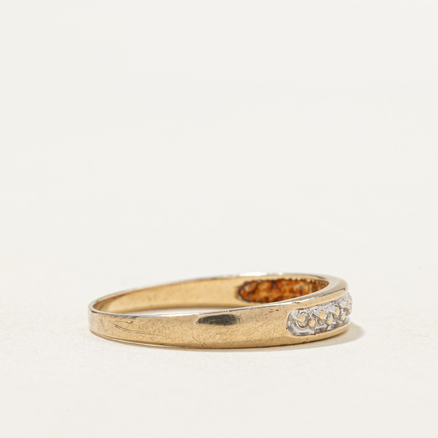 10K Semi Eternity Diamond Ring | 0.035ctw | SZ 7