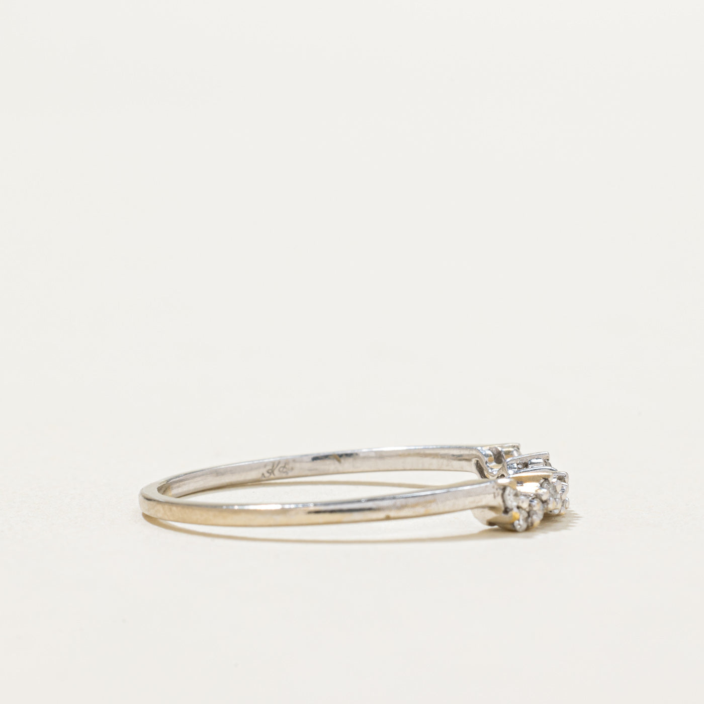 18K Diamond Contour Ring | 0.075ctw | SZ 8
