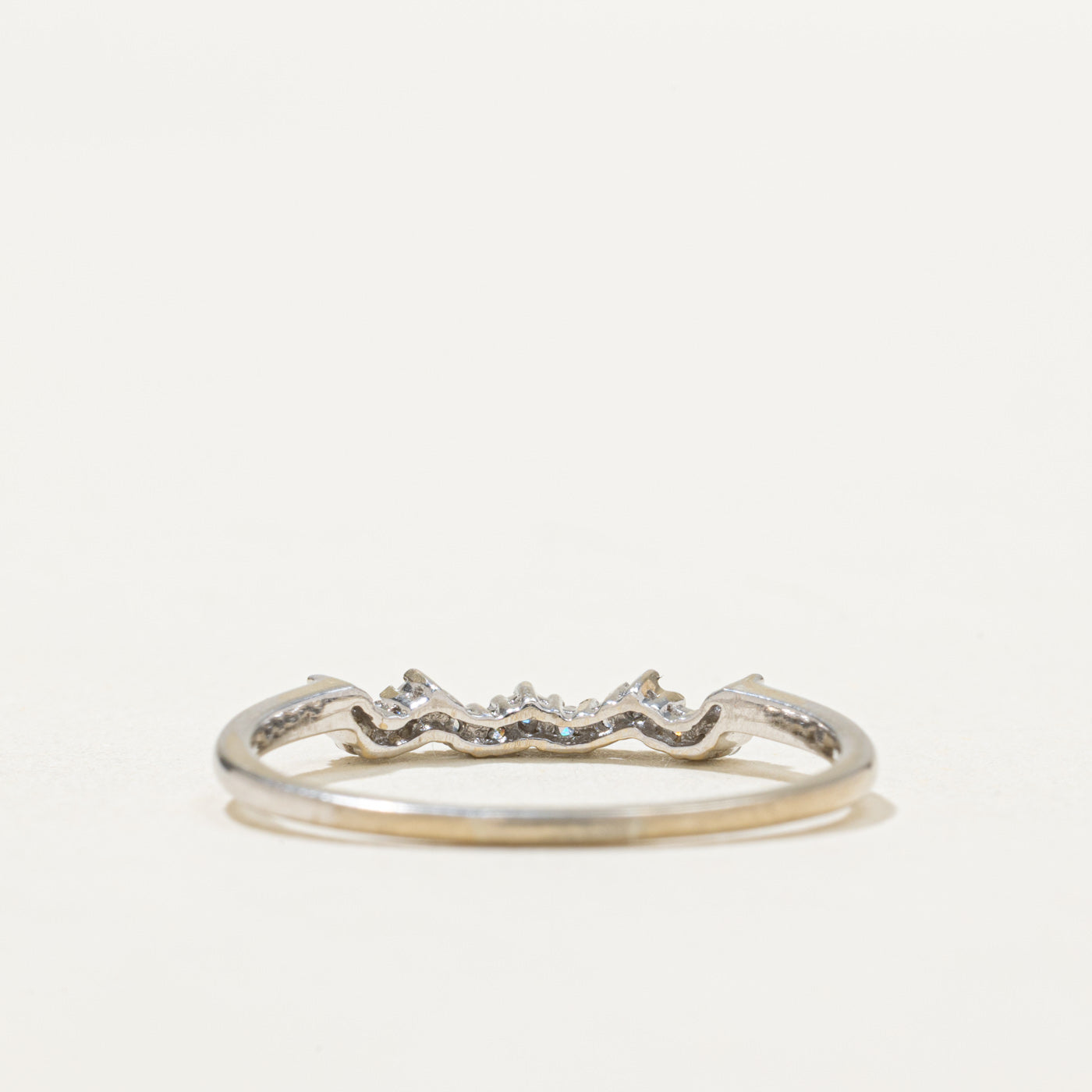 18K Diamond Contour Ring | 0.075ctw | SZ 8