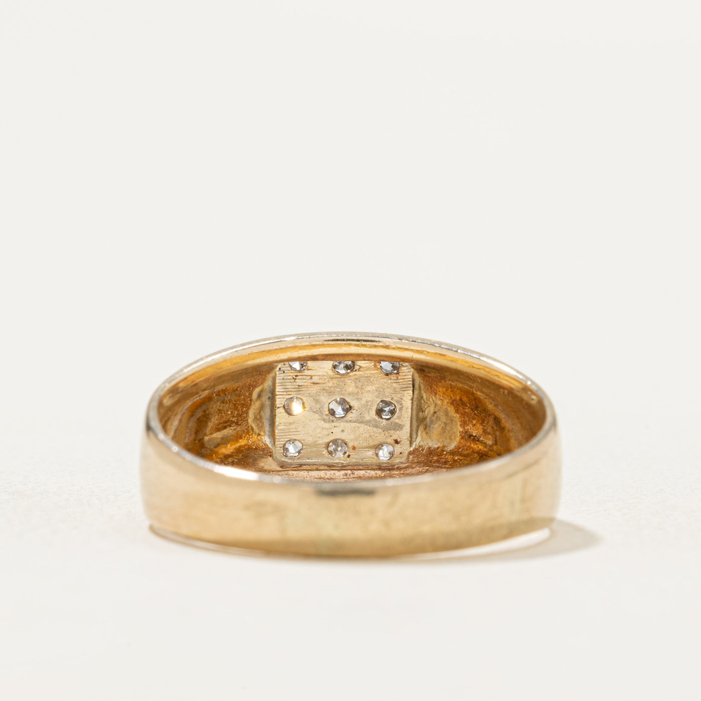 14K Grid Diamond Ring | 0.06ctw | SZ 8.5