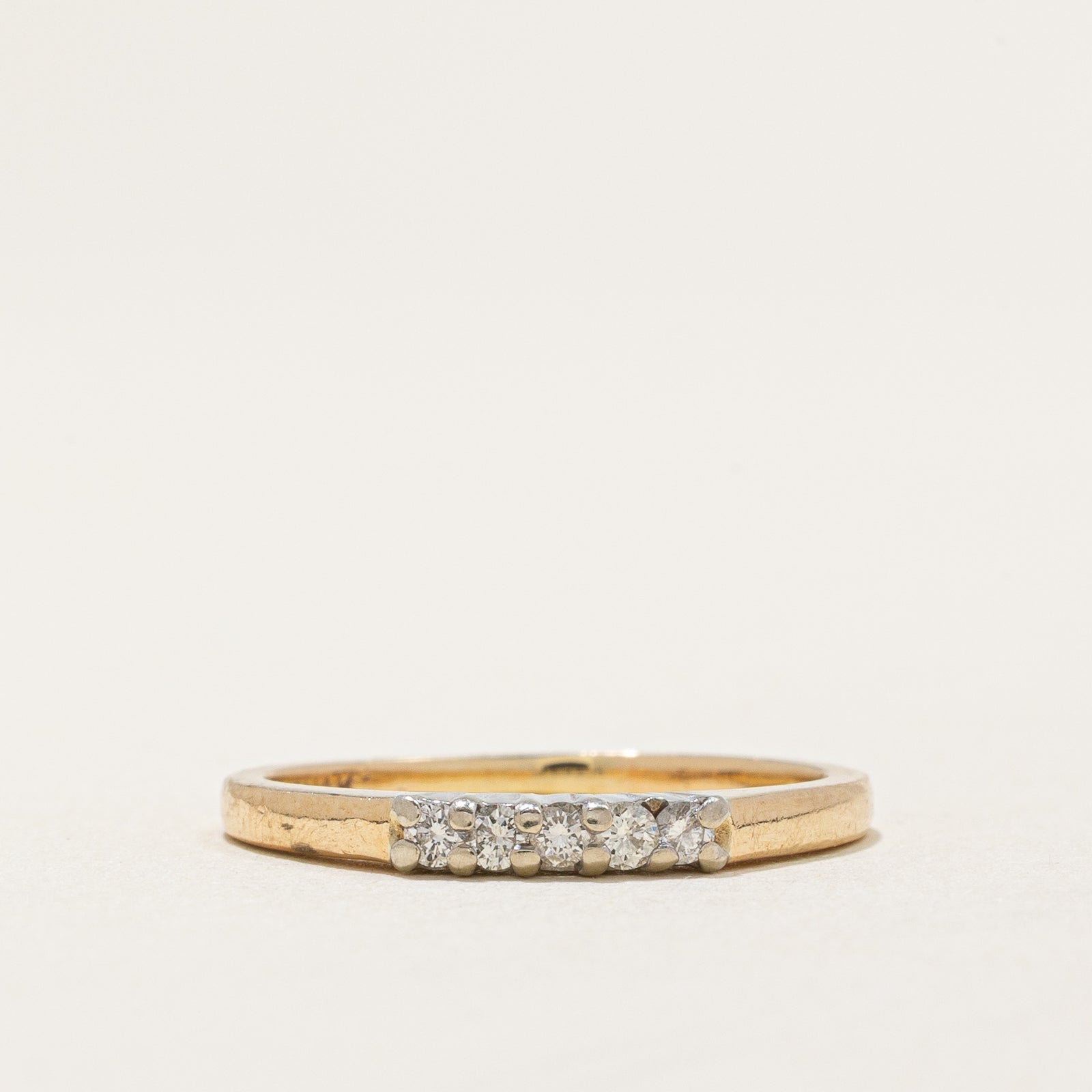 Five Stone Diamond Ring | 0.11ctw | SZ 5.75