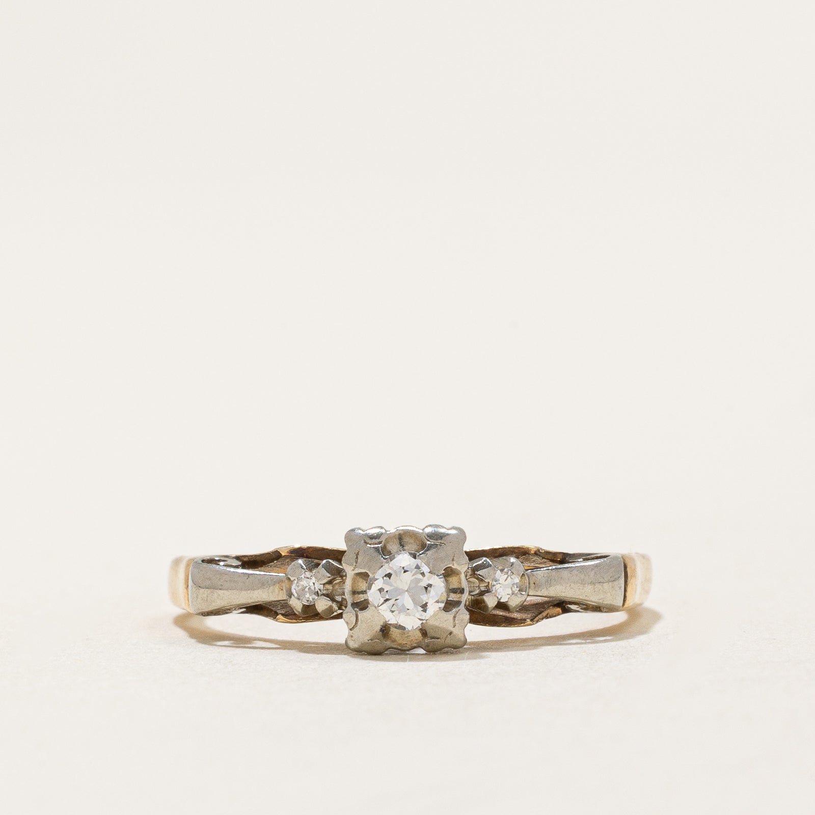 Vintage Diamond Ring | 0.09ctw | SZ 4.75