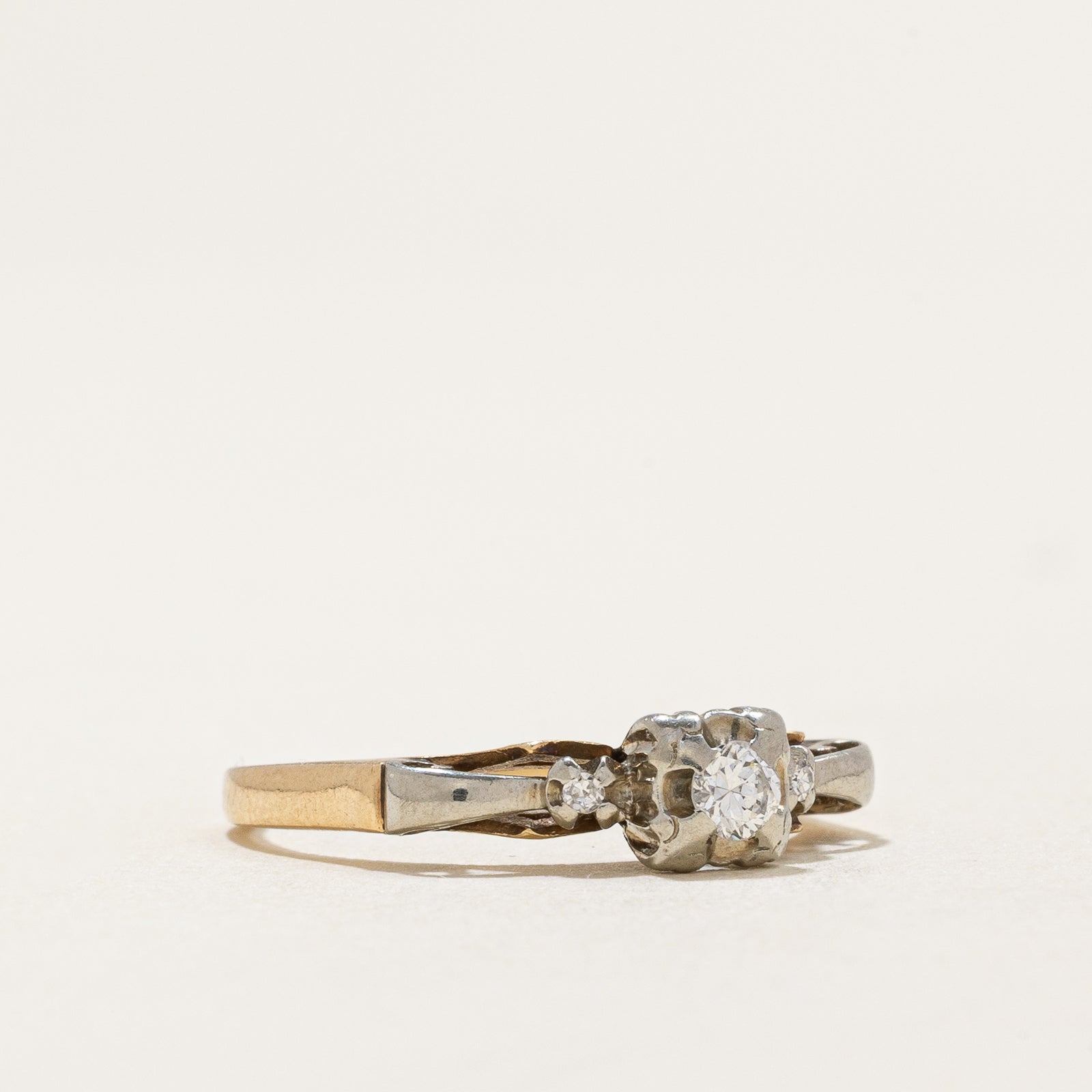 Vintage Diamond Ring | 0.09ctw | SZ 4.75
