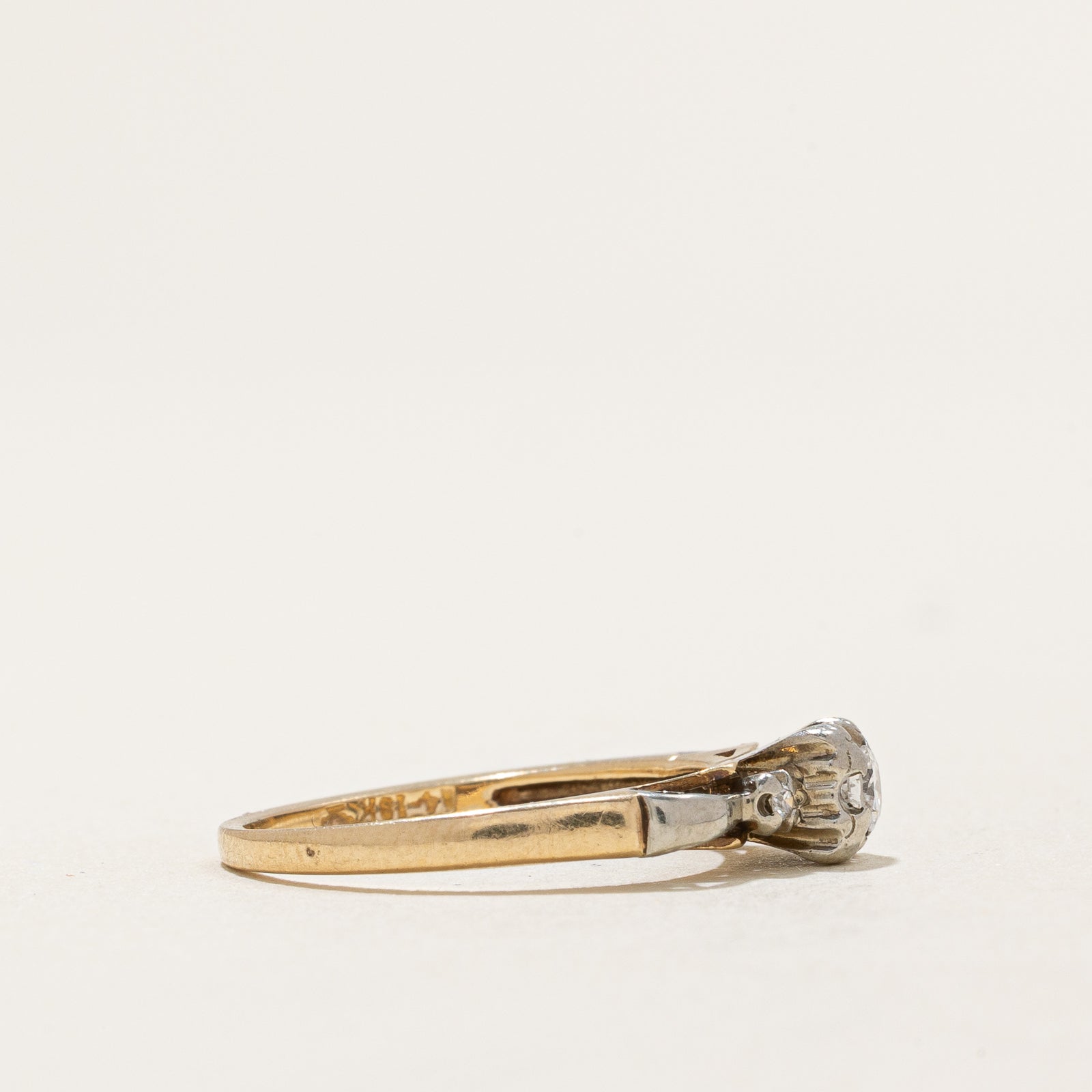 Vintage Diamond Ring | 0.09ctw | SZ 4.75