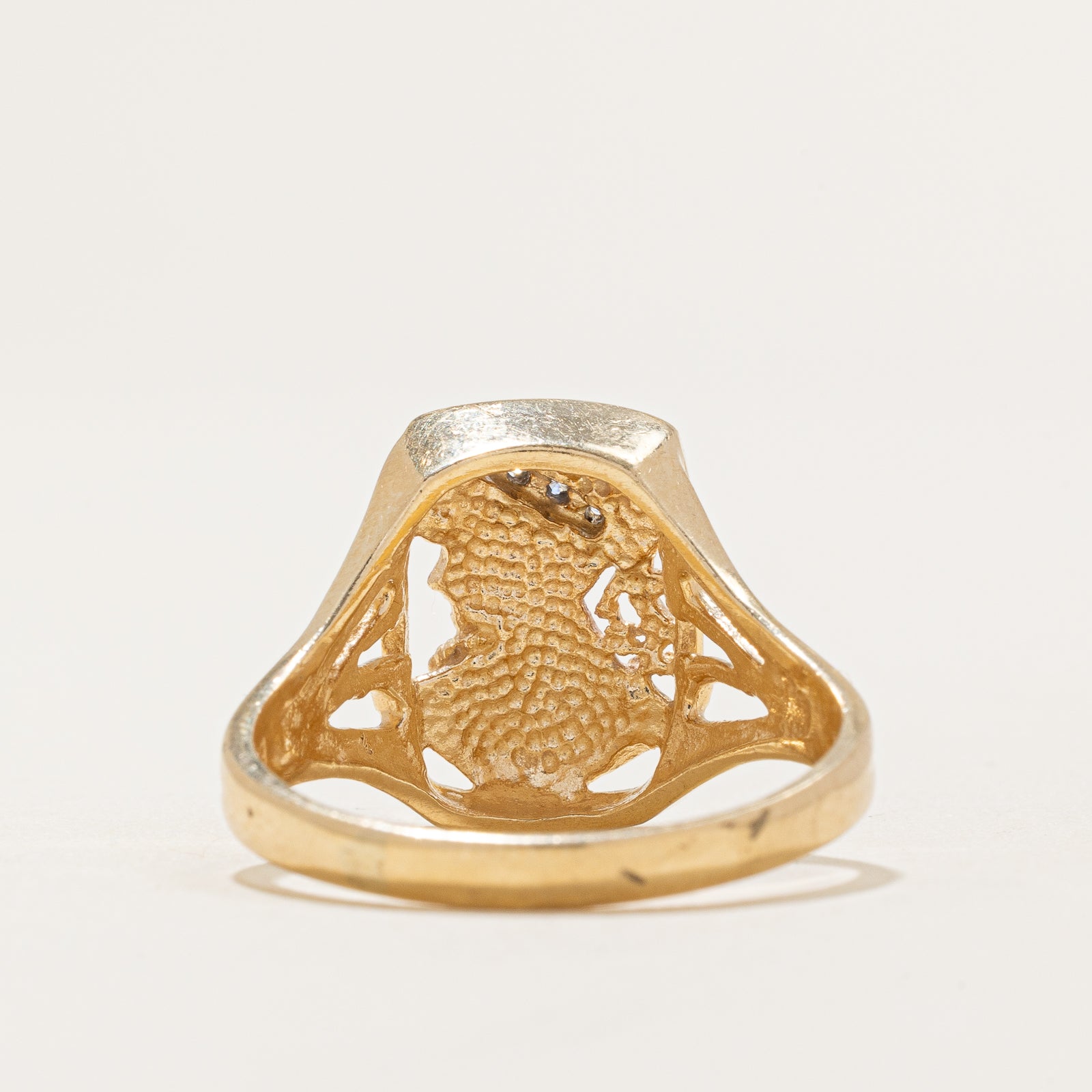 Diamond Portrait Ring | 0.012ctw | SZ 11