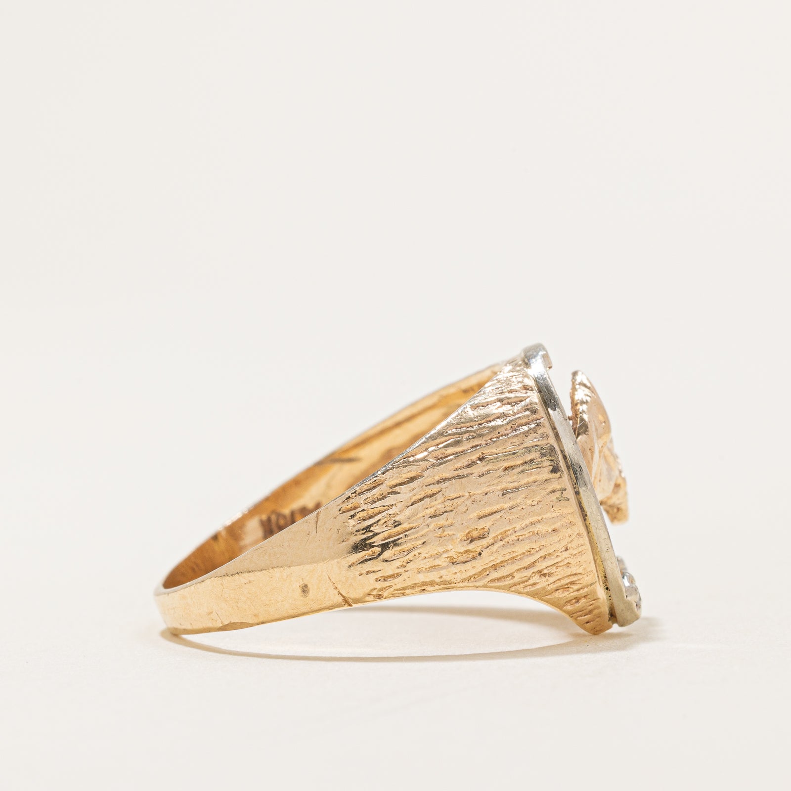 Diamond Horse Cocktail Ring | 0.015ctw | SZ 12.75