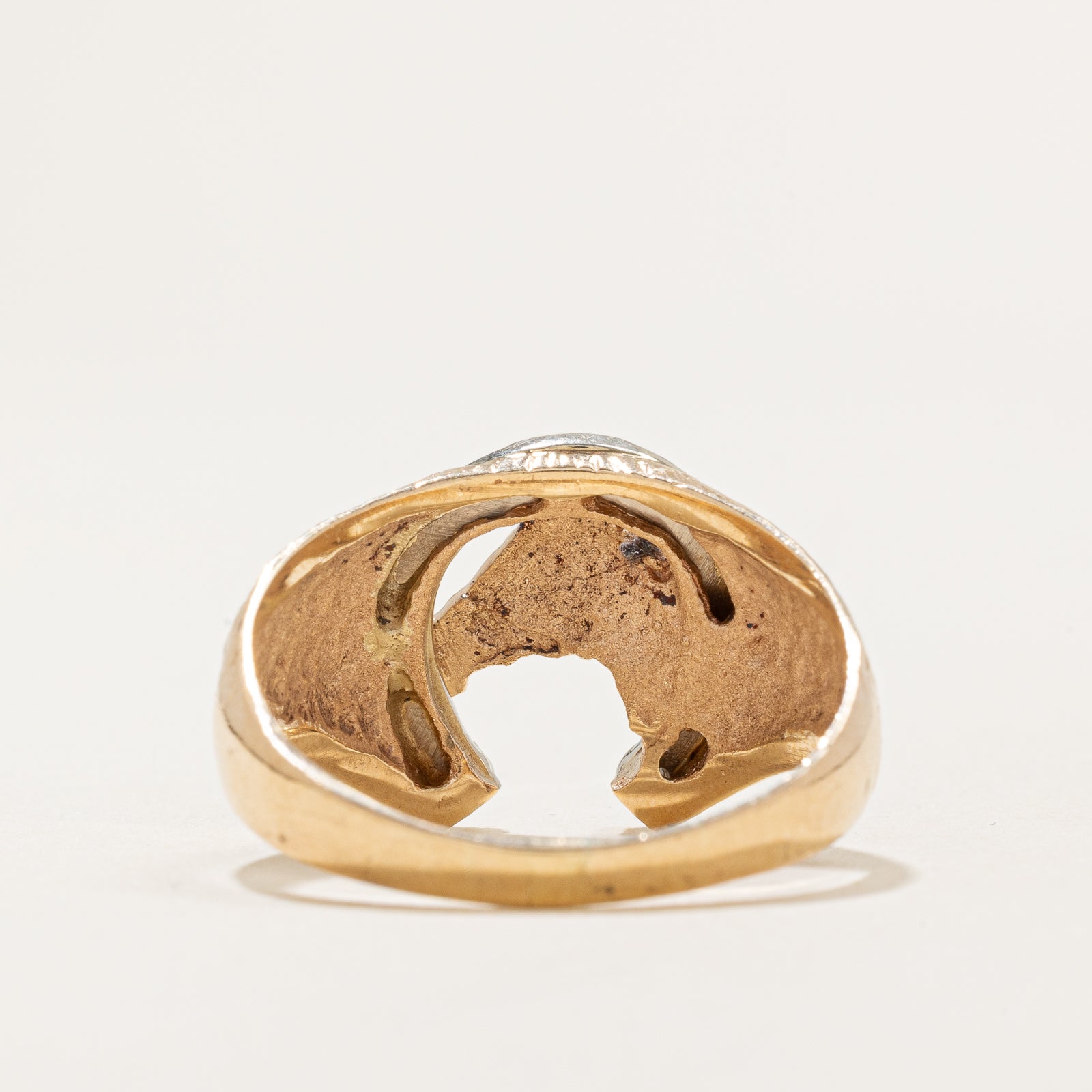 Diamond Horse Cocktail Ring | 0.015ctw | SZ 12.75