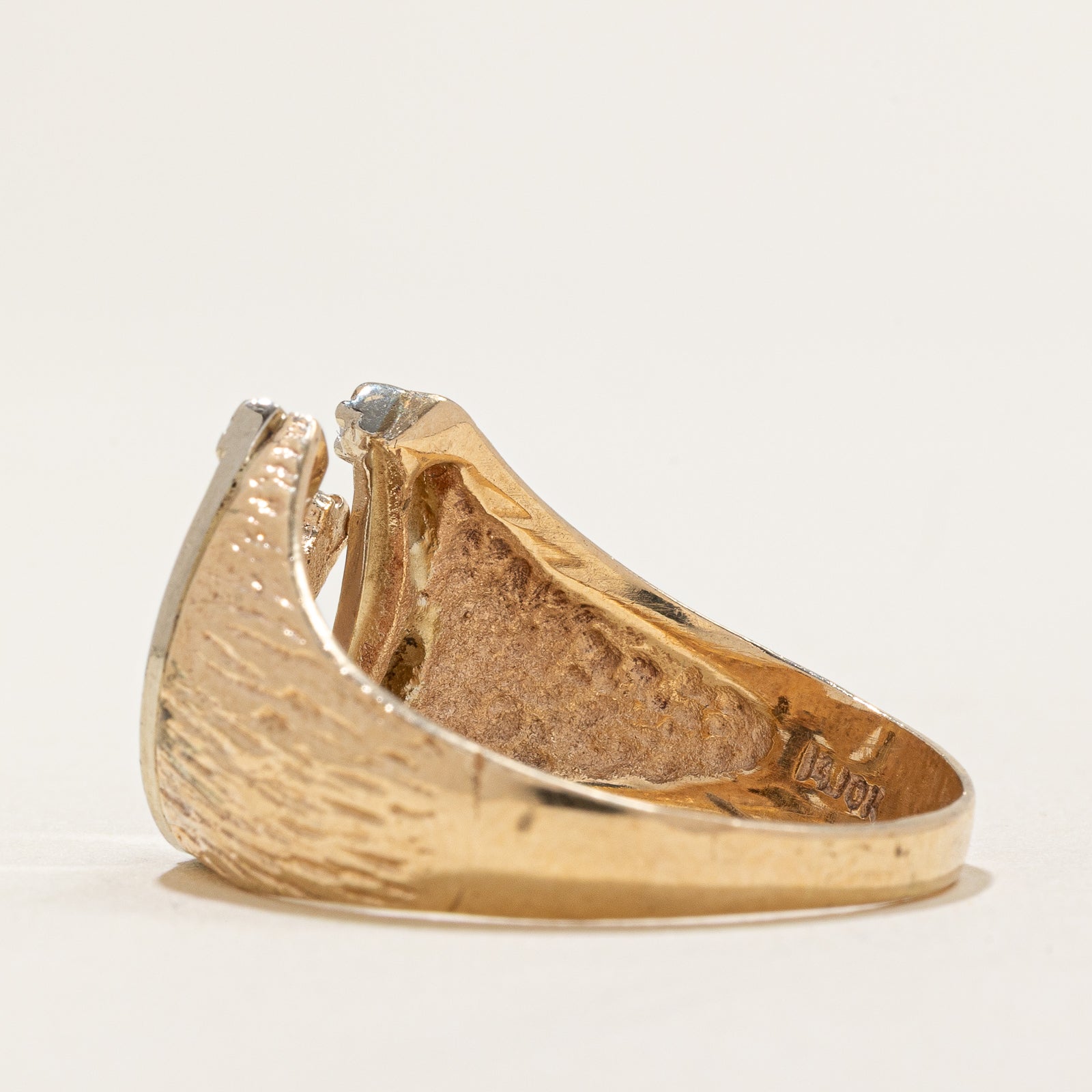 Diamond Horse Cocktail Ring | 0.015ctw | SZ 12.75