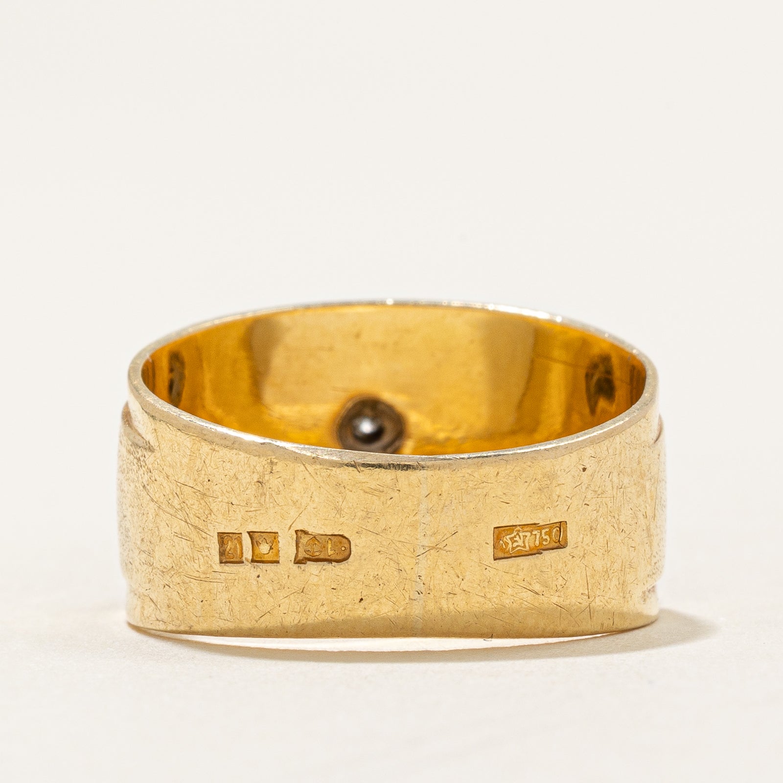 1981 Soviet Hallmarked Diamond Ring | 0.05ctw | SZ 6.75
