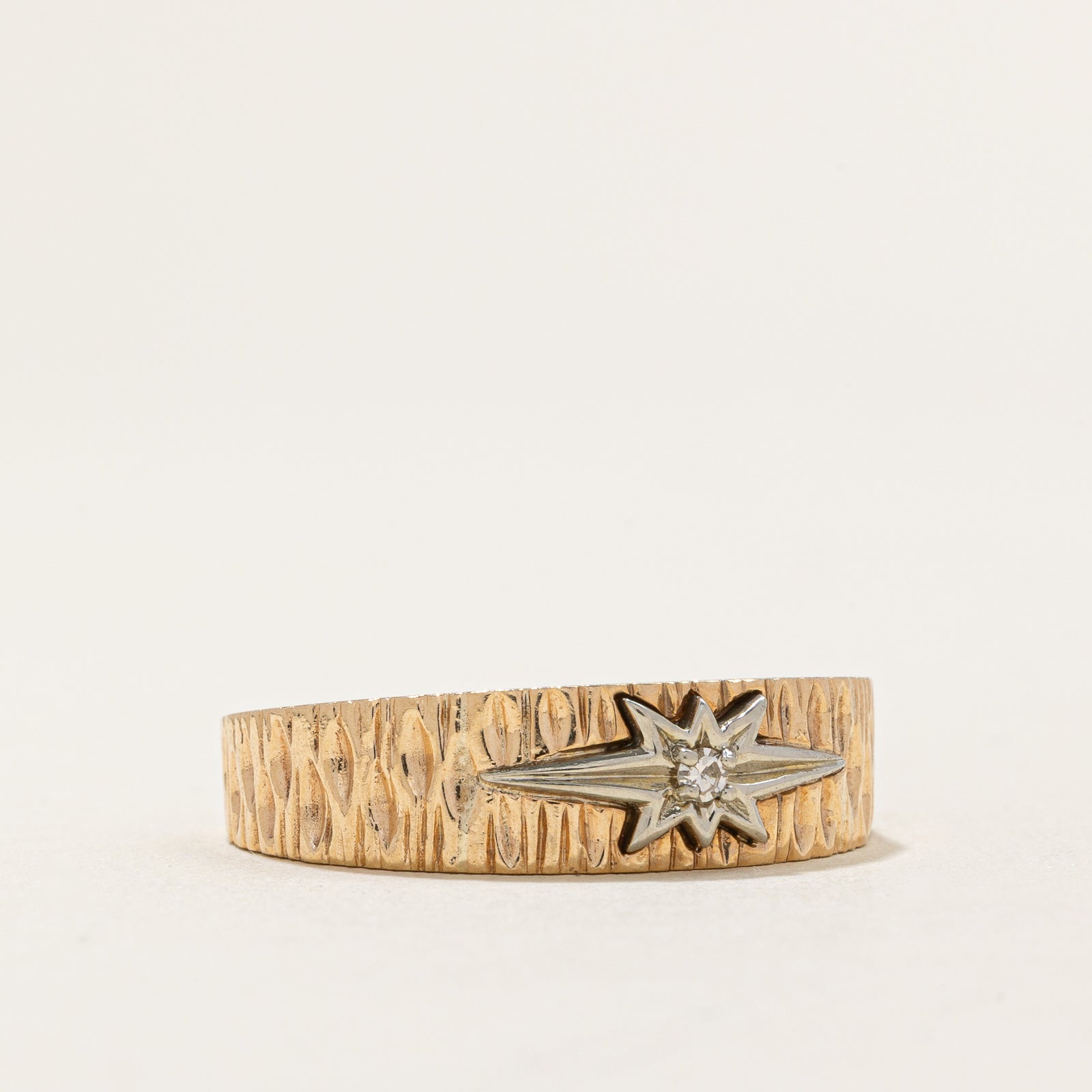 Single Stone Diamond Band | 0.025ct | SZ 11.25