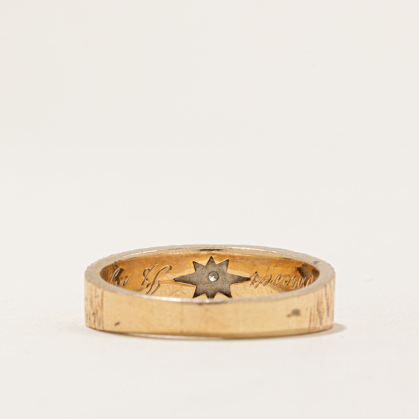 Single Stone Diamond Band | 0.025ct | SZ 11.25