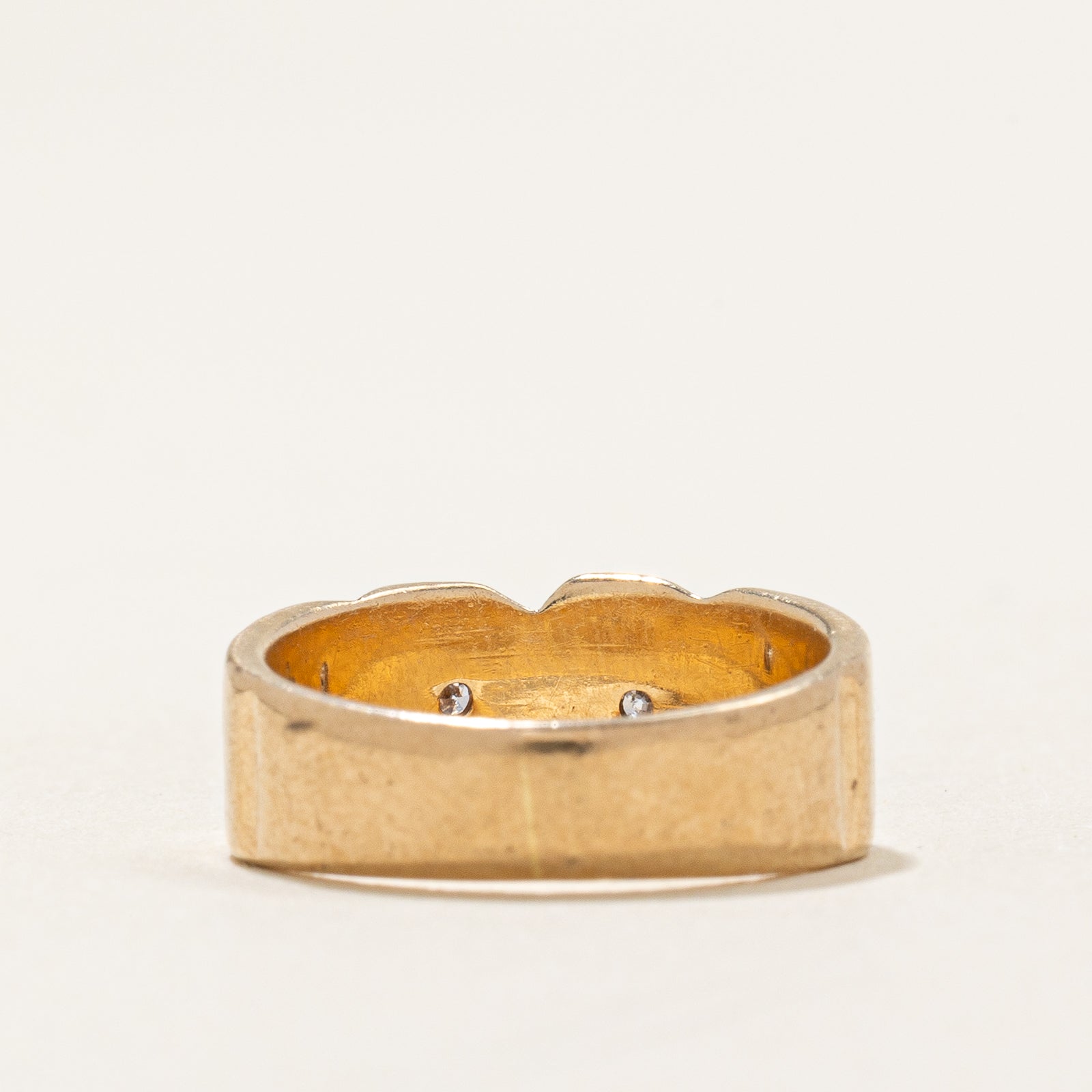 Two Stone Diamond Band | 0.006ctw | SZ 2.25
