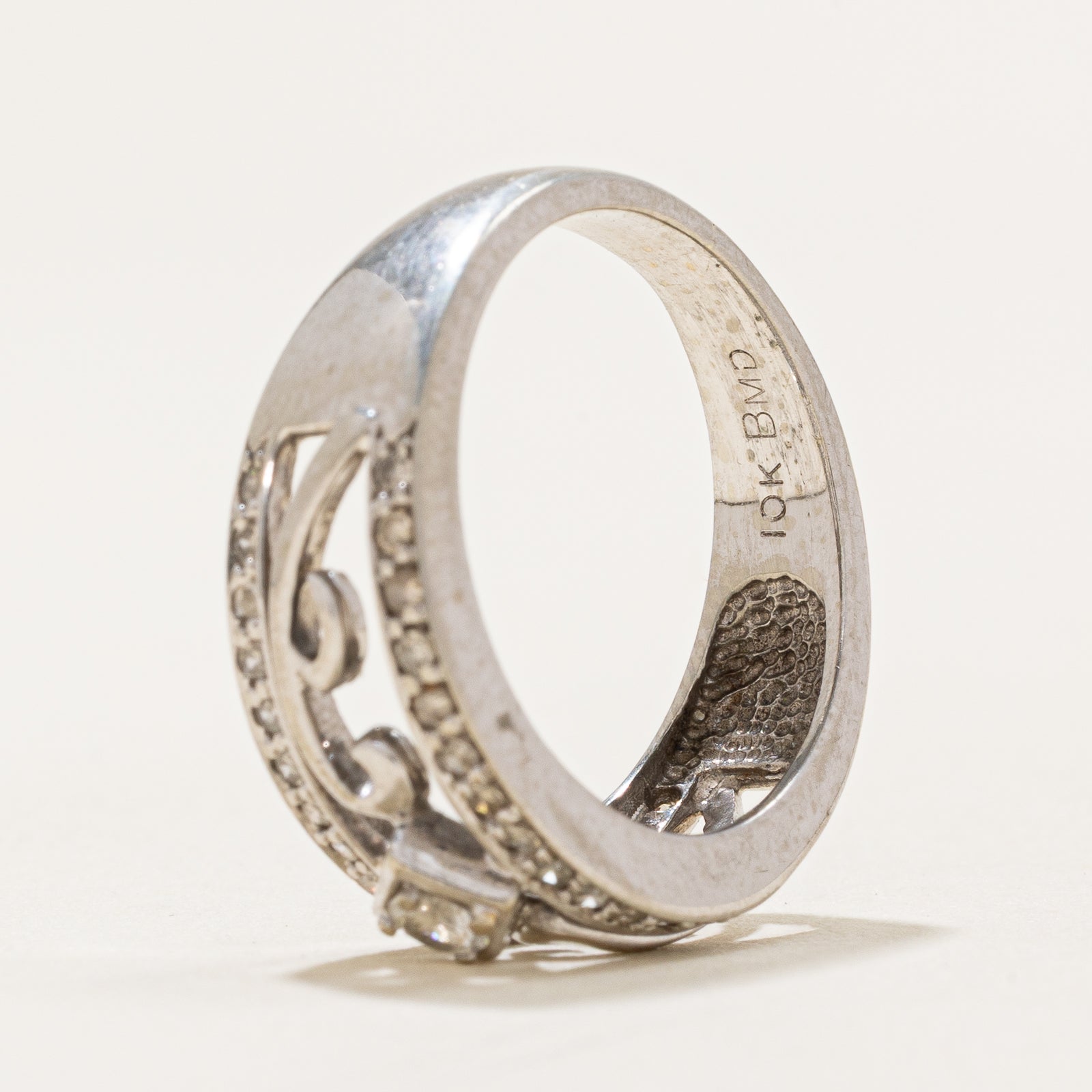 Diamond Scrollwork Band | 0.25ctw | SZ 6.5