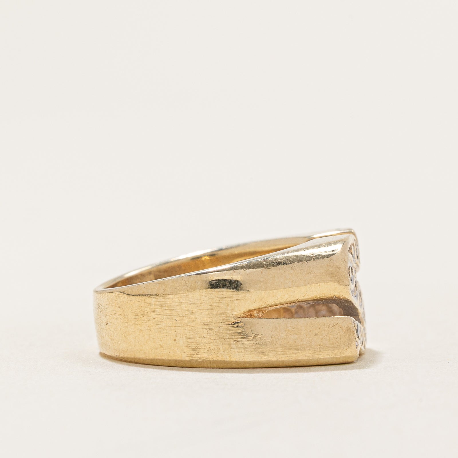 Diamond 'S' Initial Ring | 0.035ctw | SZ 4.5